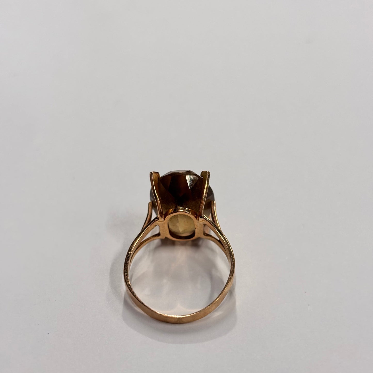 Solitaire en Or Jaune 18K Taille-54