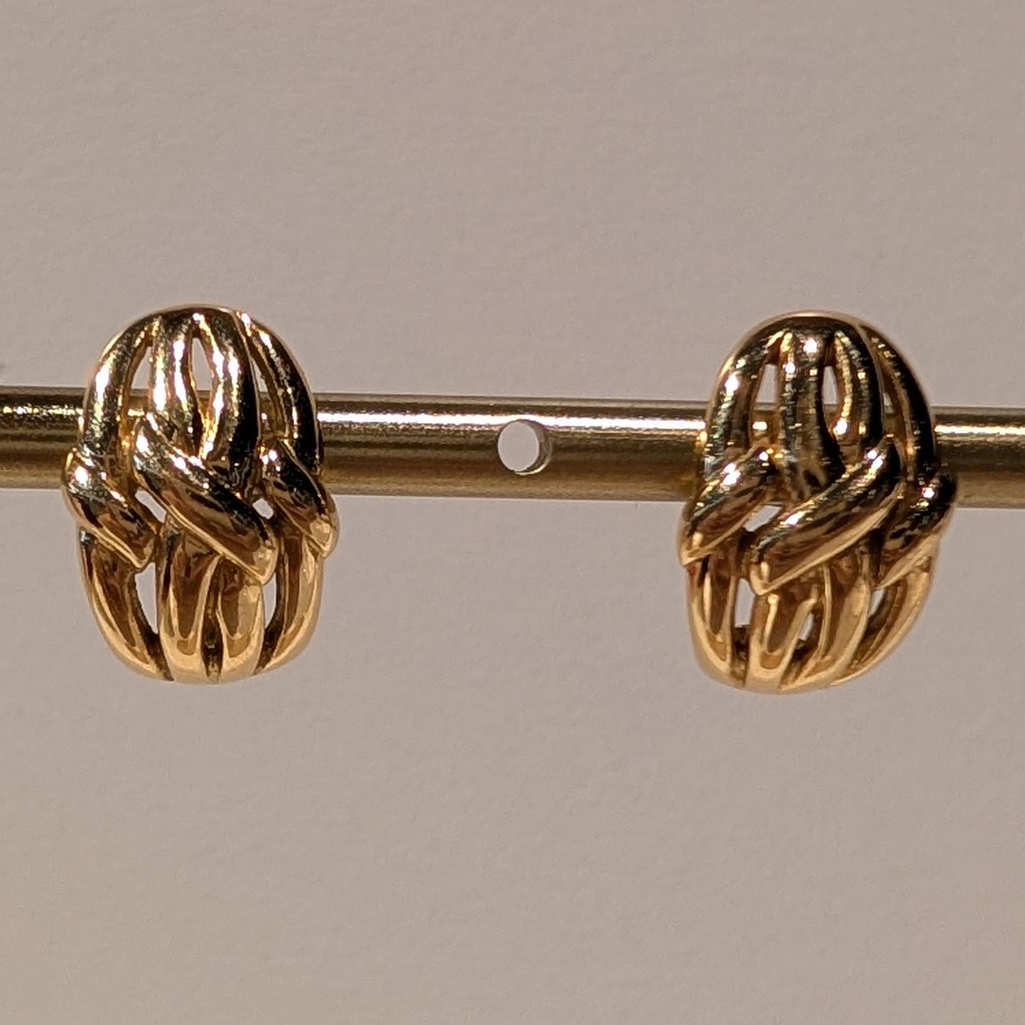 Boucles d'oreilles en Or Jaune 18K 3.71 Grs