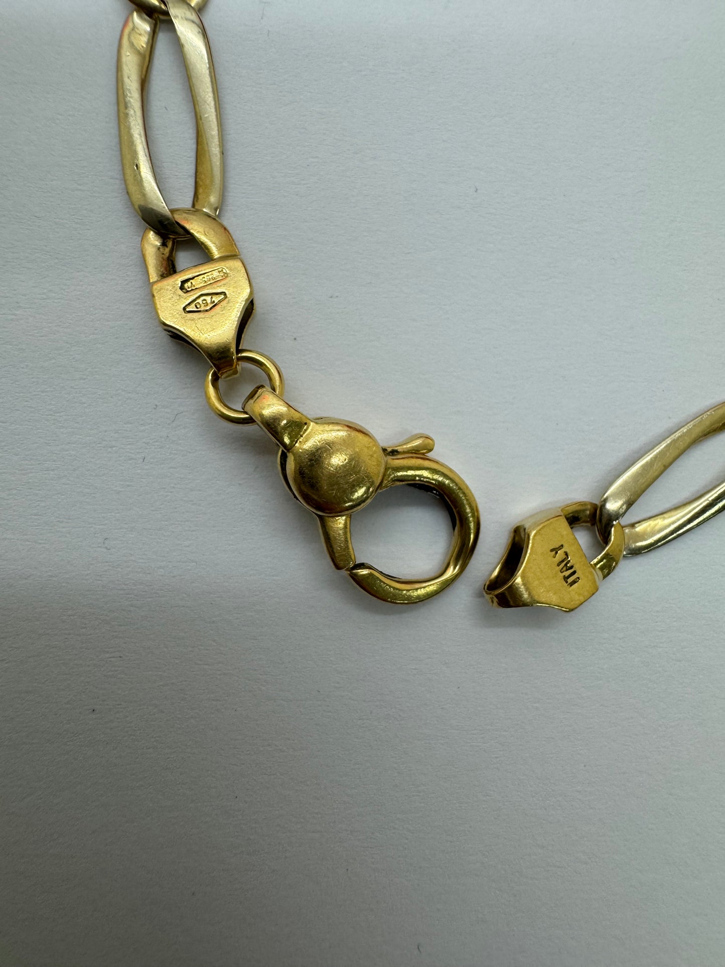 Bracelet Maillon Cheval en Or 18K 19.5 cm 8.51g