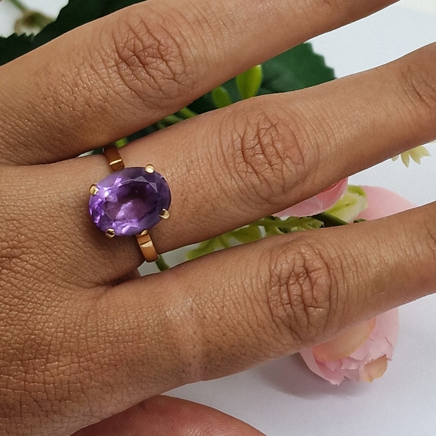 Bague en OR jaune 18K Taille-55