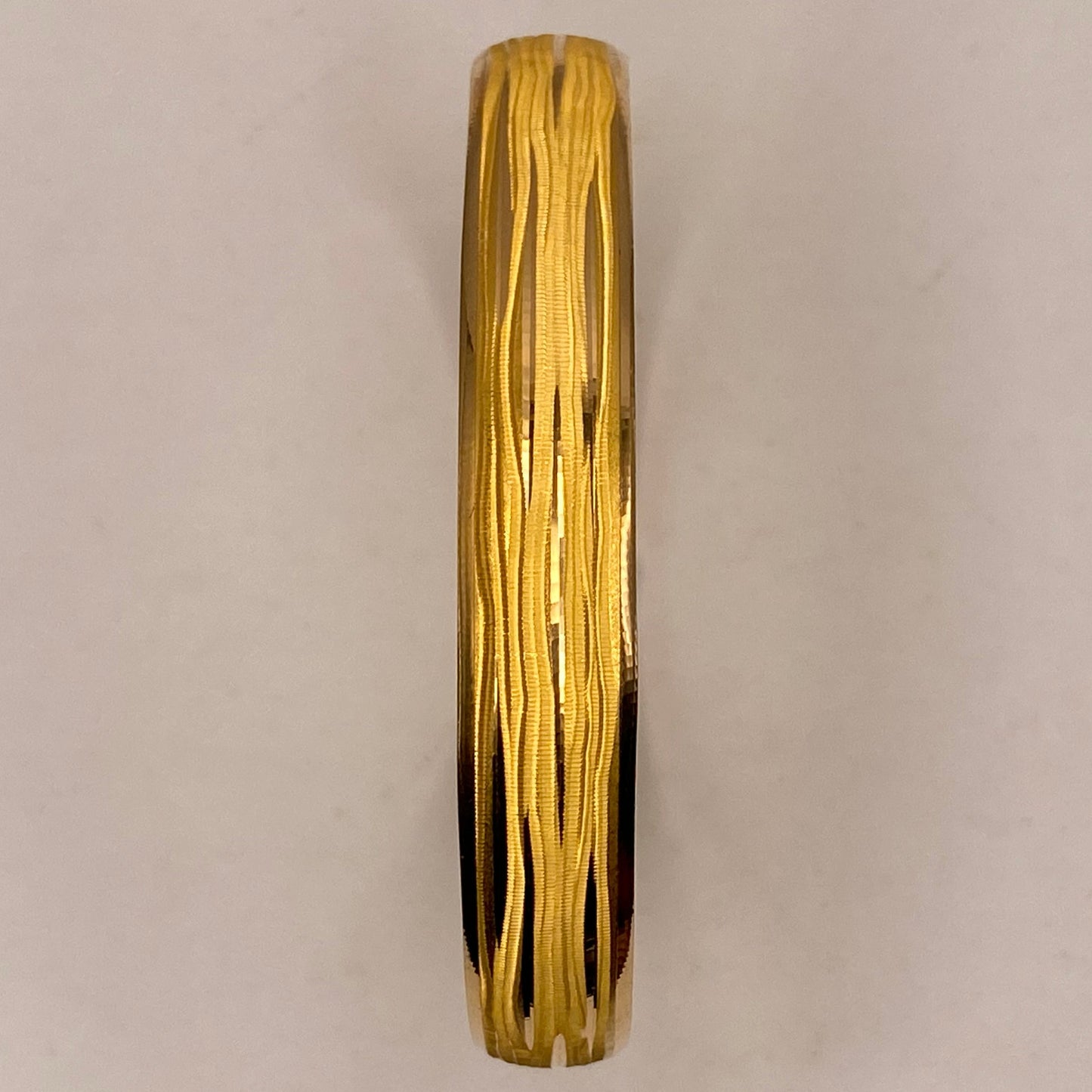 Bracelet Jonc Ciselé en Or Jaune 22K - 9.35g