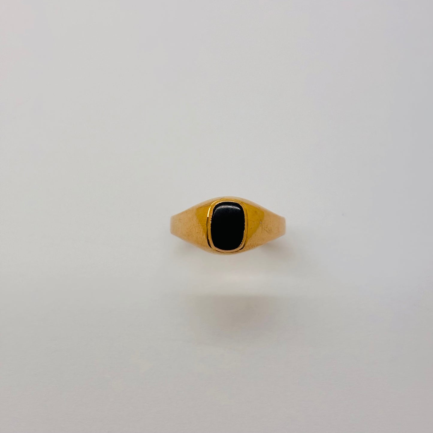 Chevalière en or jaune 18K Taille-53