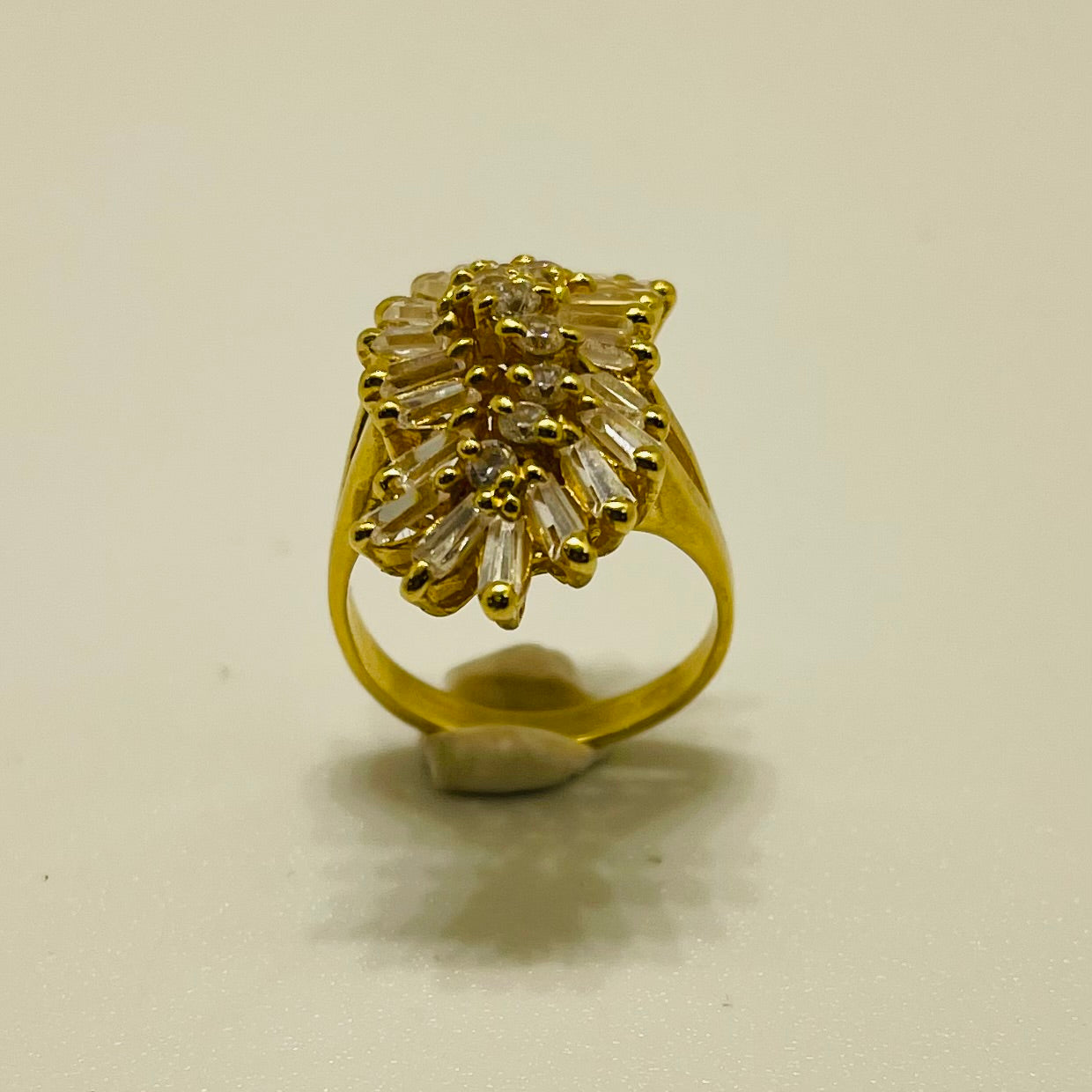 Bague Or Jaune 18K Taille-53