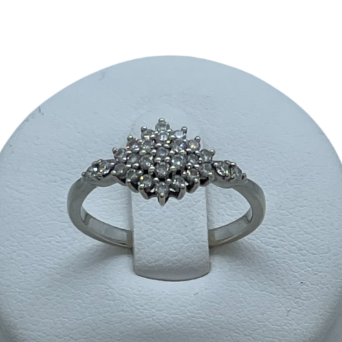 Bague en Or Blanc 18K Taille-54