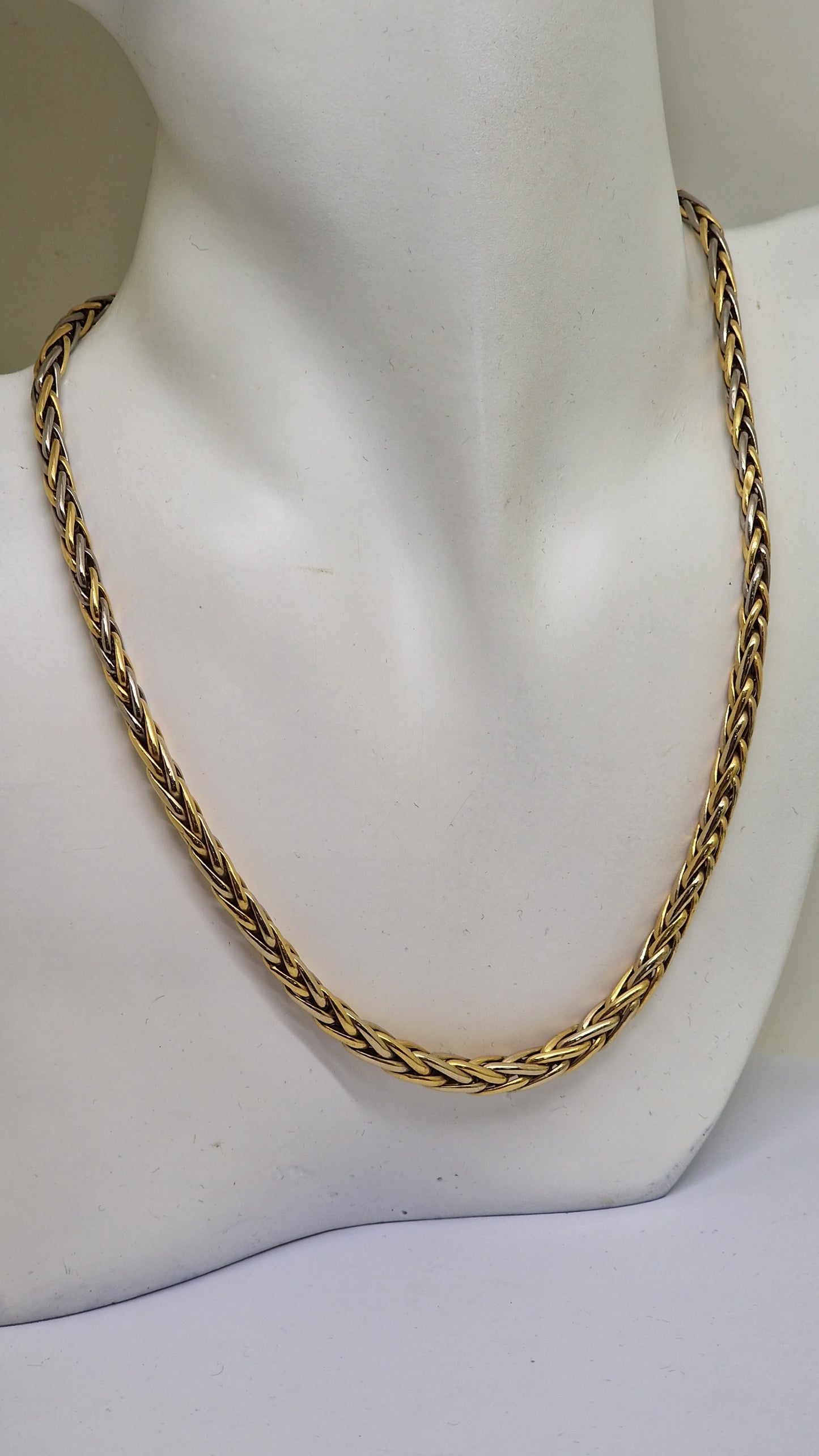Collier Maille Palmier 2 Ors 18 K - 19,07 Grs