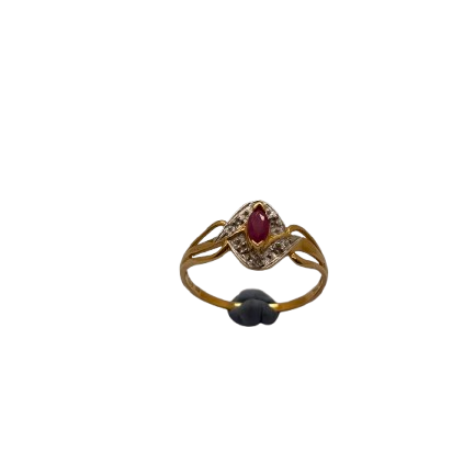 Bague en or jaune et blanc 18K Taille-62