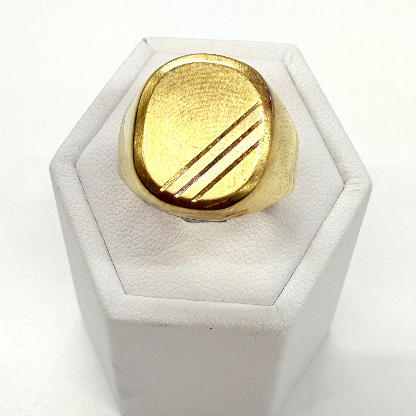 Chevalière en 3 ors 18k Taille-64