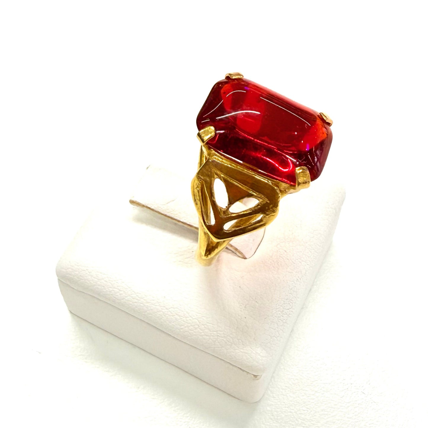 Bague en or jaune 18k Taille-56