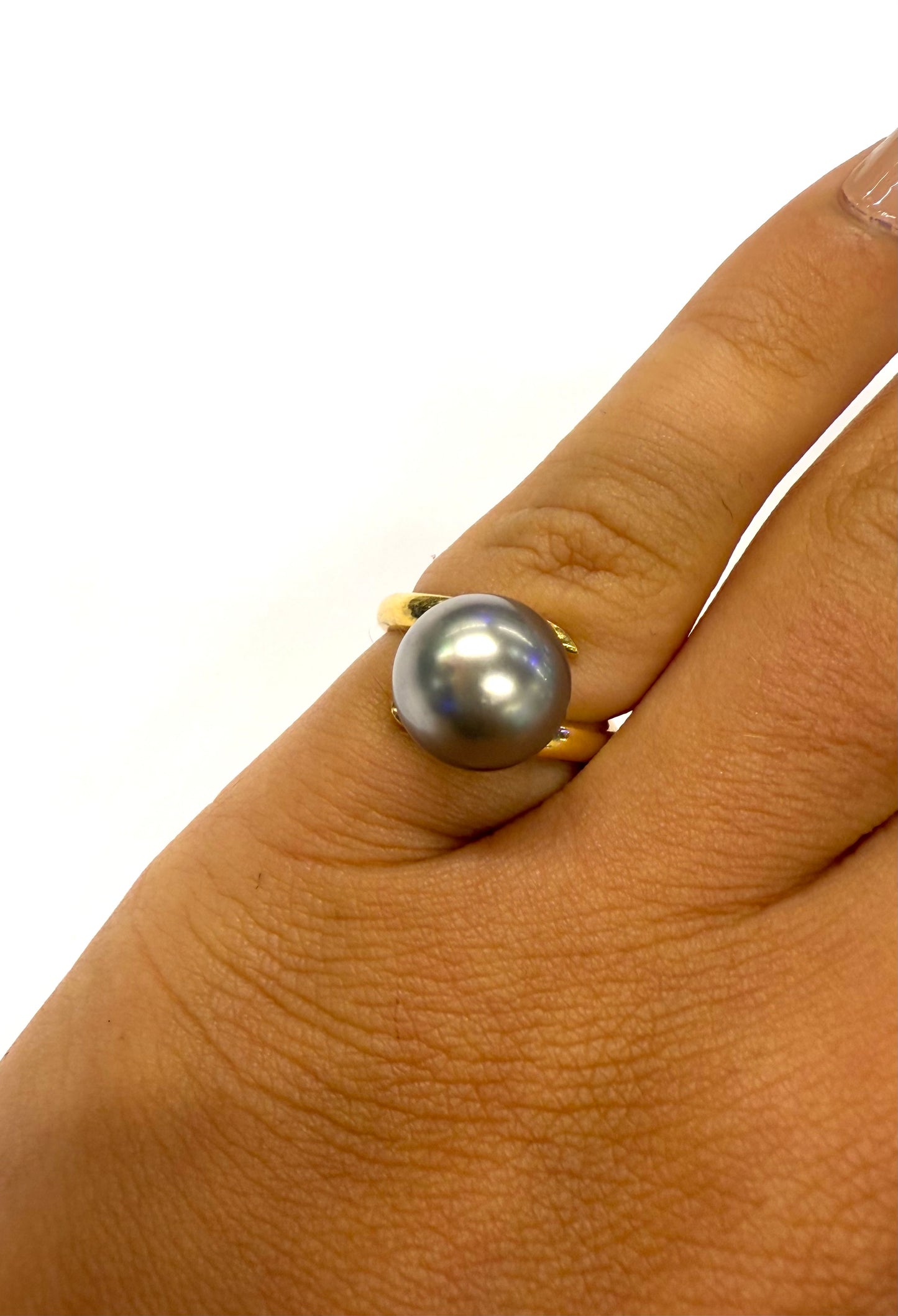 Bague en or jaune 18k Taille-48