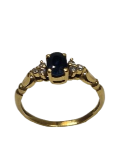 Bague Or Jaune 18K Taille-50