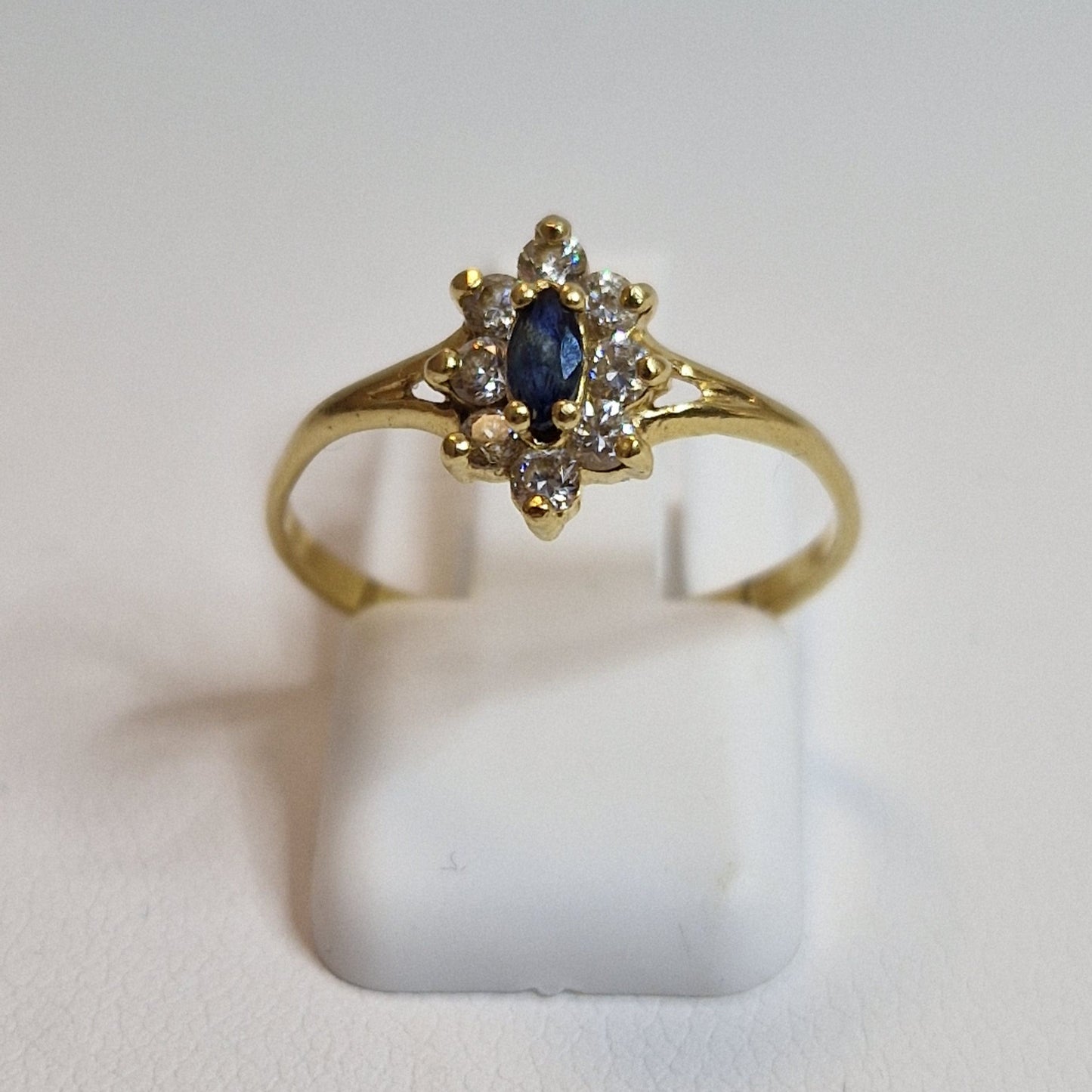 Bague Marguerite en Or Jaune 18K Taille-54