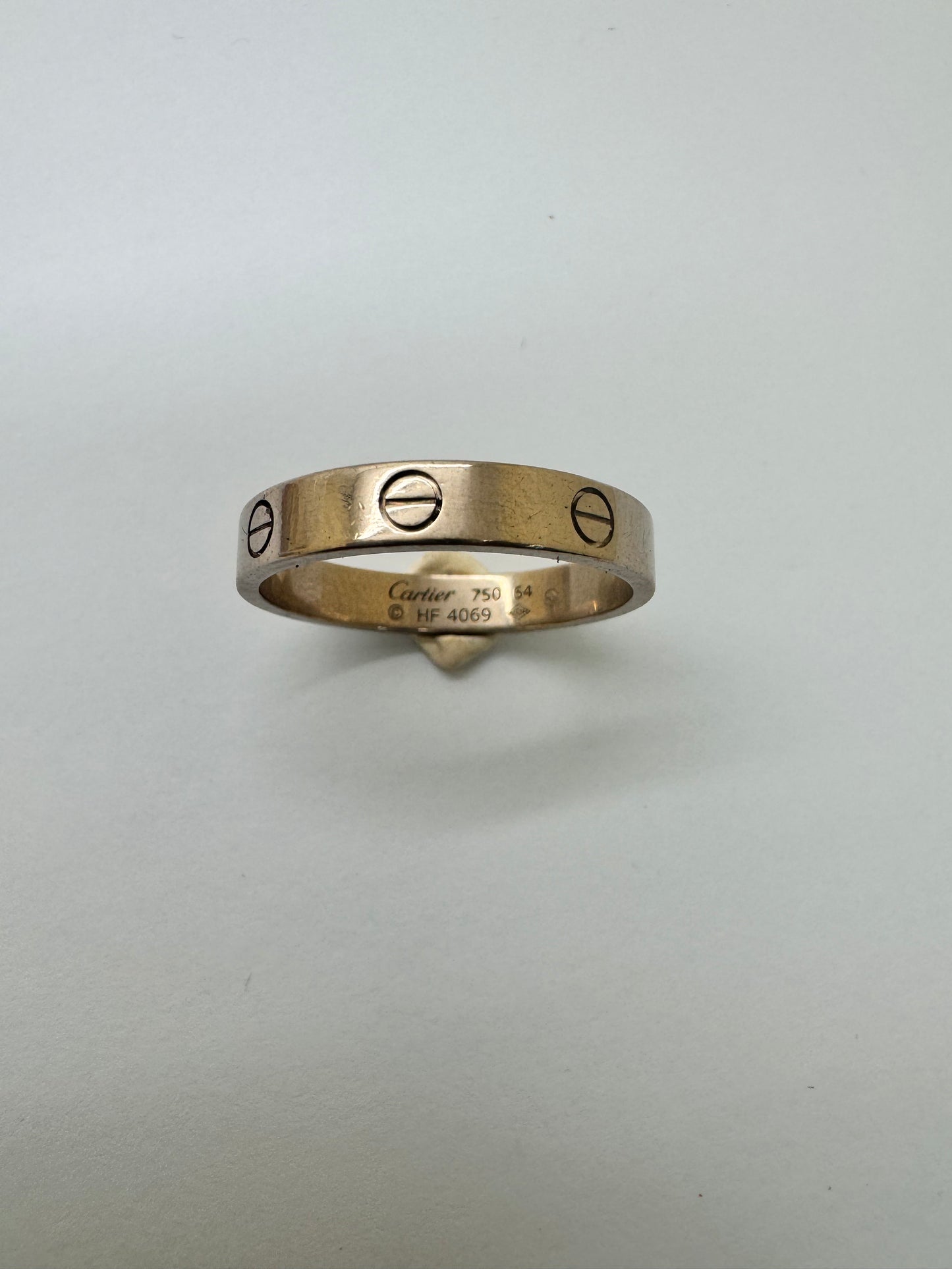 Bague Love Cartier en Or Gris 18K