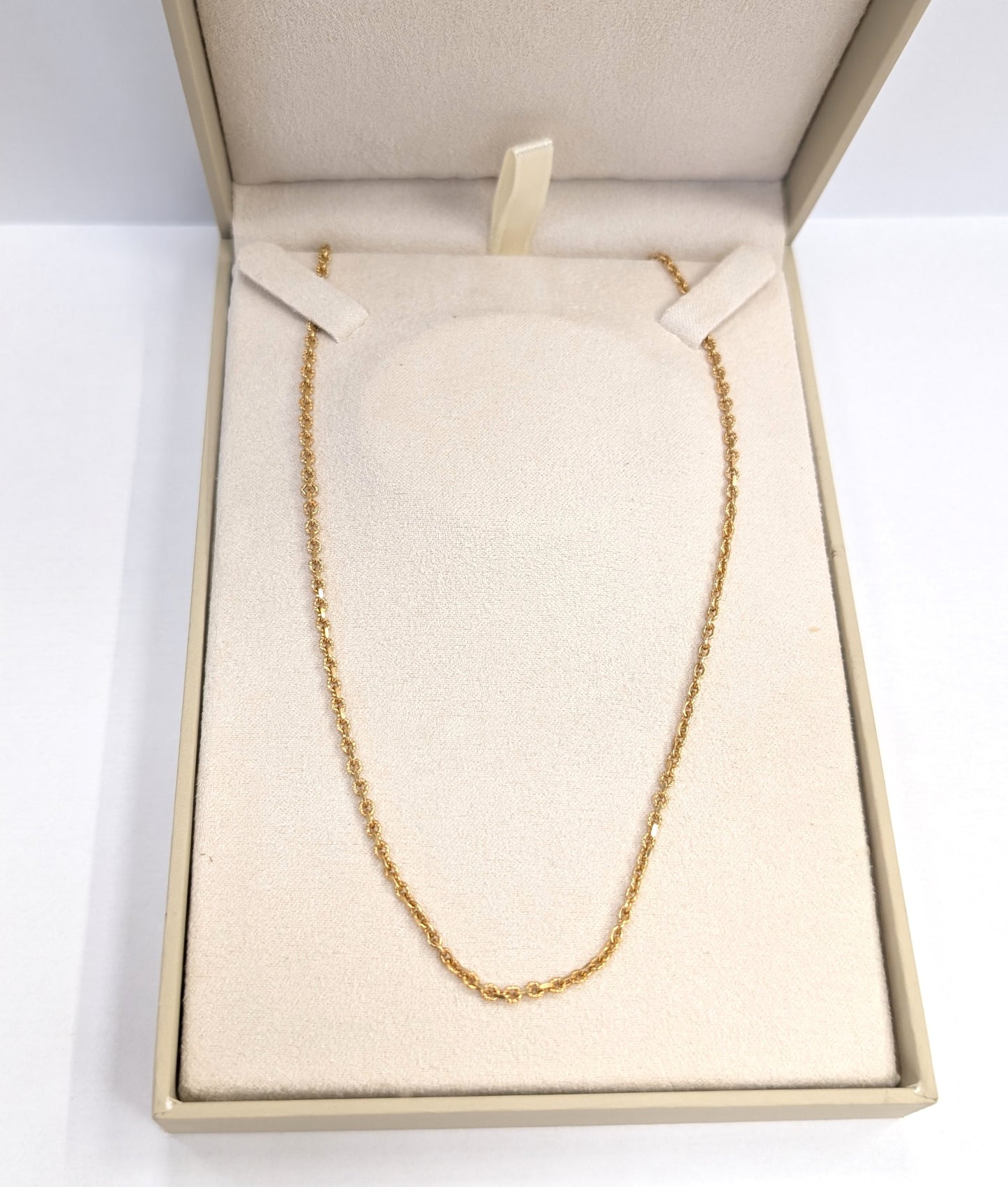 Collier Princesse Jaseron Or Jaune 18K 8.05 Grs