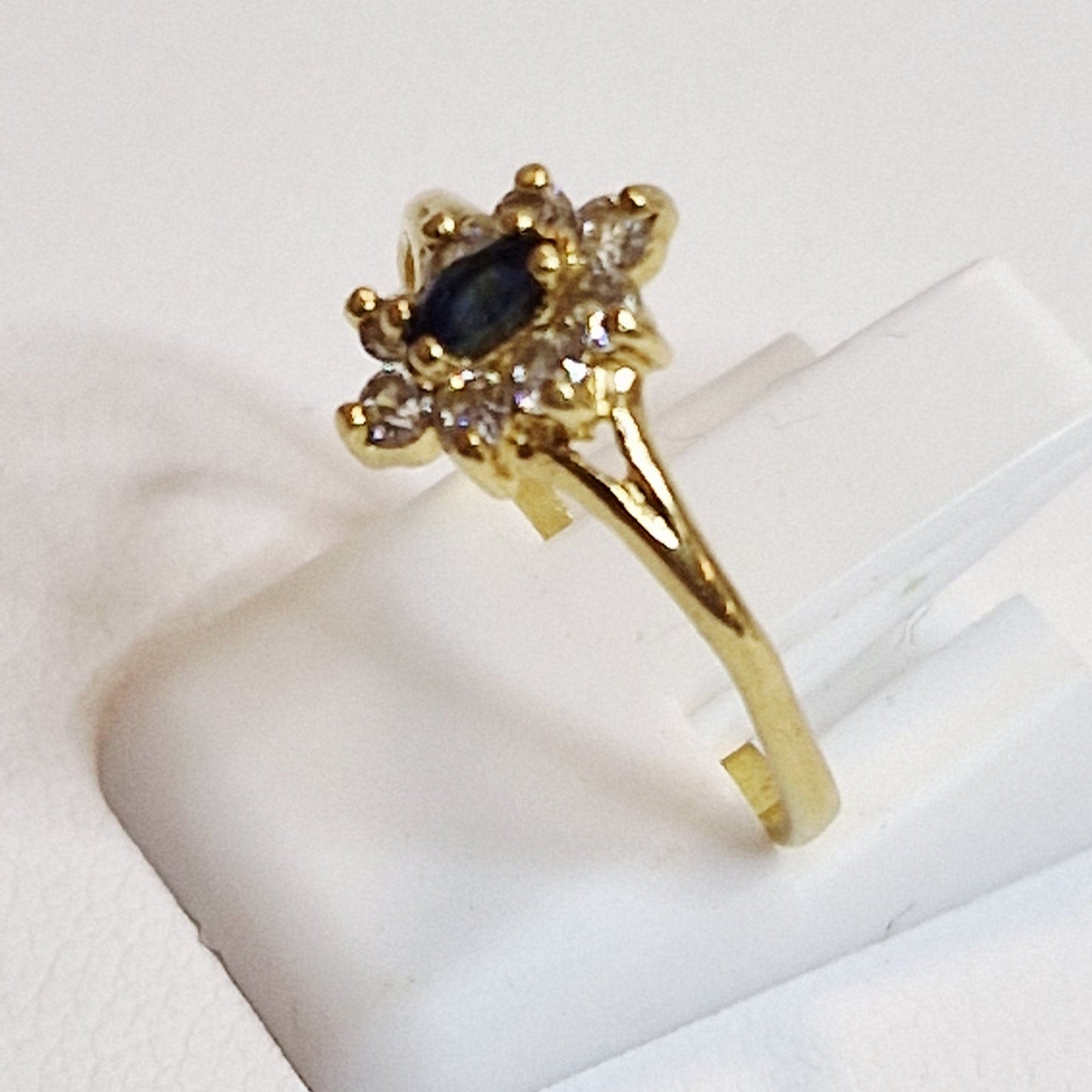 Bague Marguerite en Or Jaune 18K Taille-54