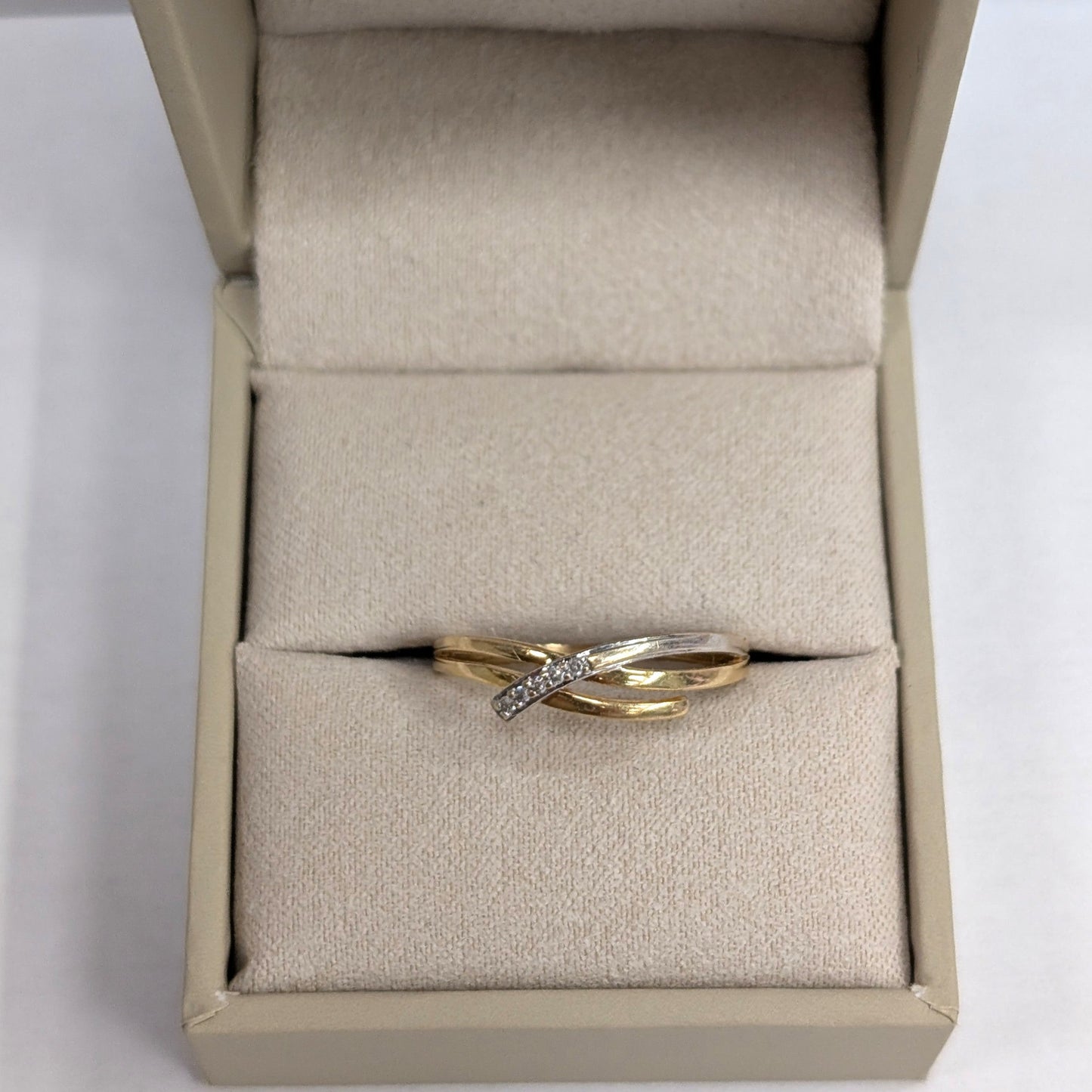 Bague en Or Jaune 18K Taille-55