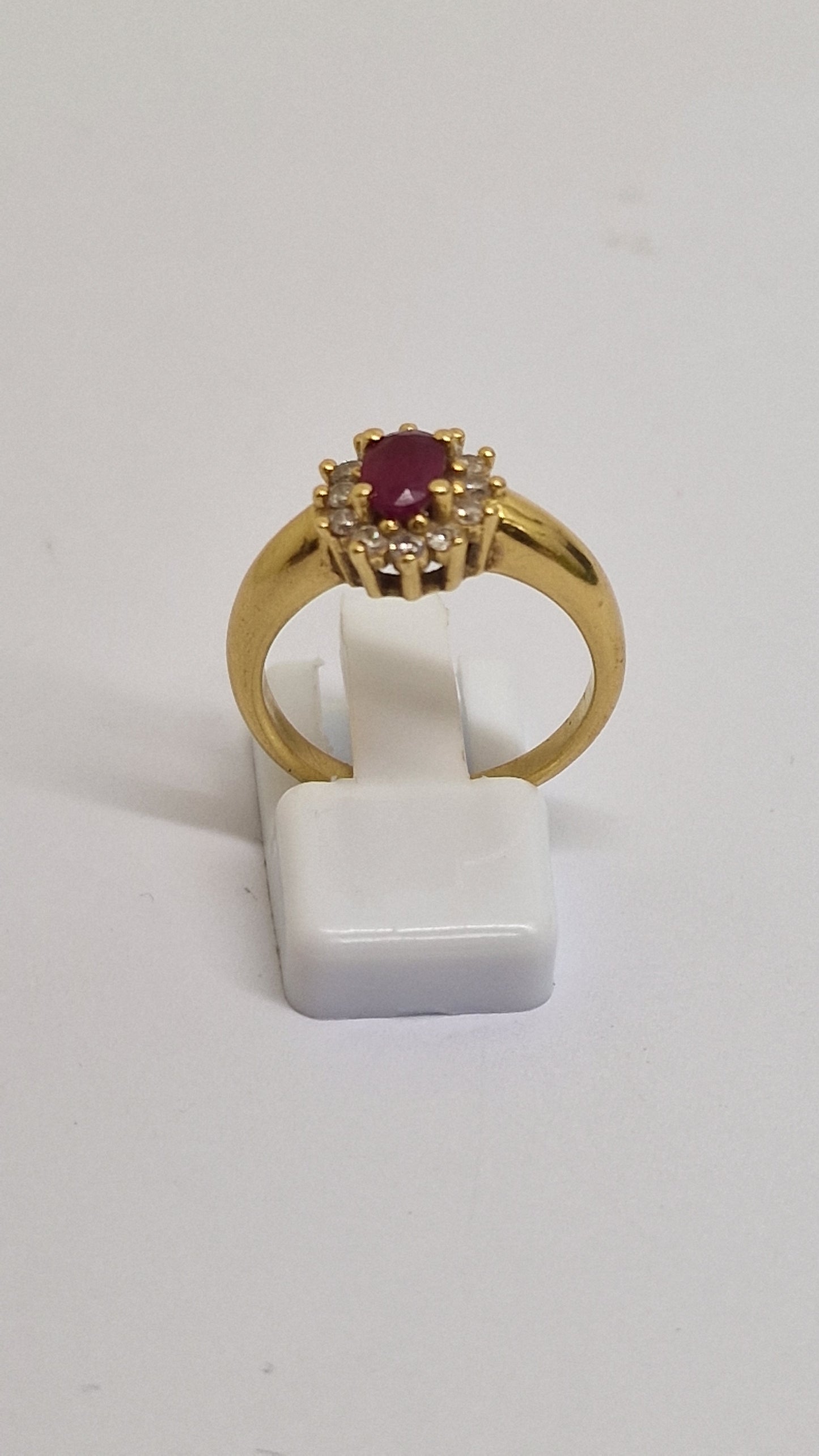 Bague Marguerite Or Jaune 18K Taille-55