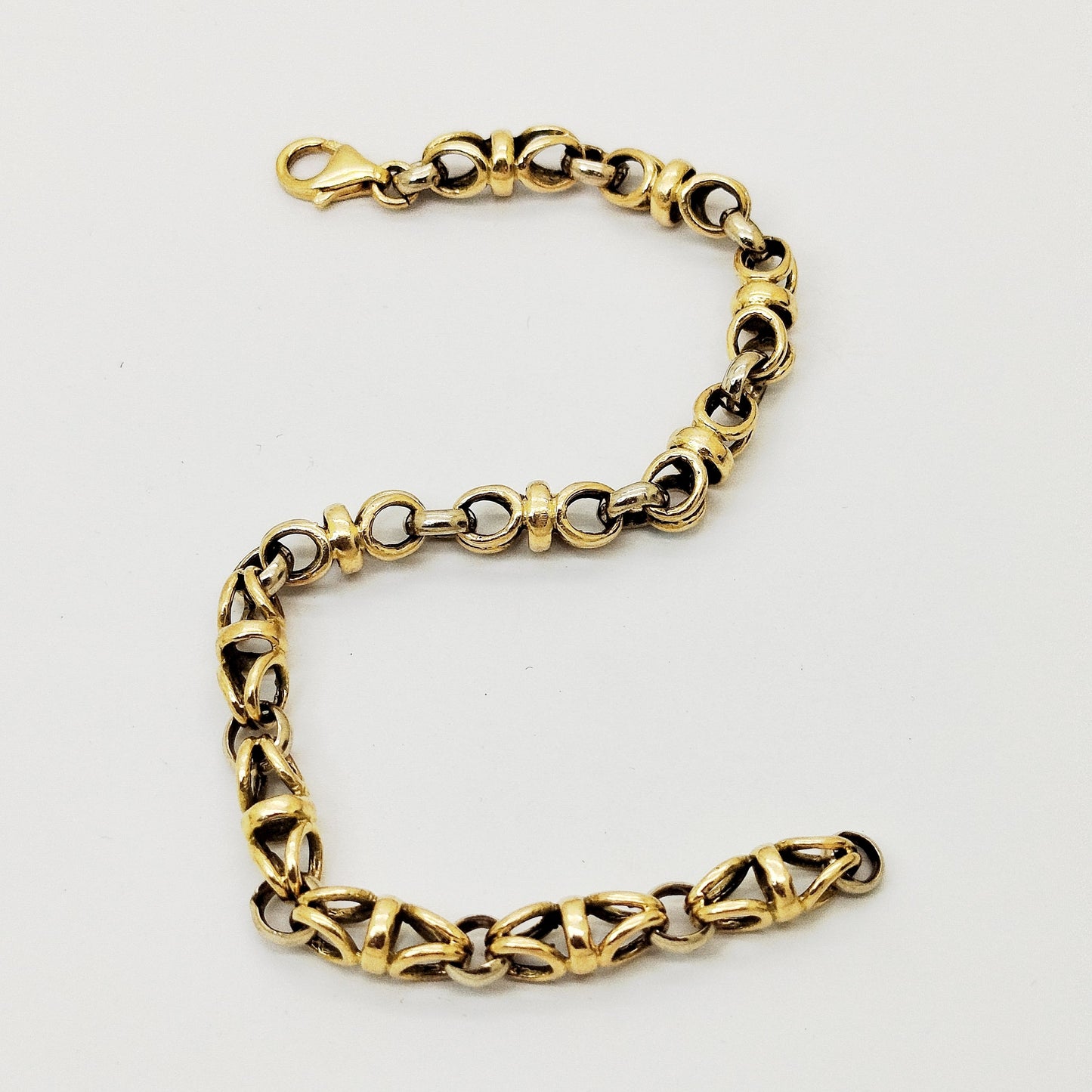 Bracelet Fantaisie en Or Jaune 18K 17.37 Grs