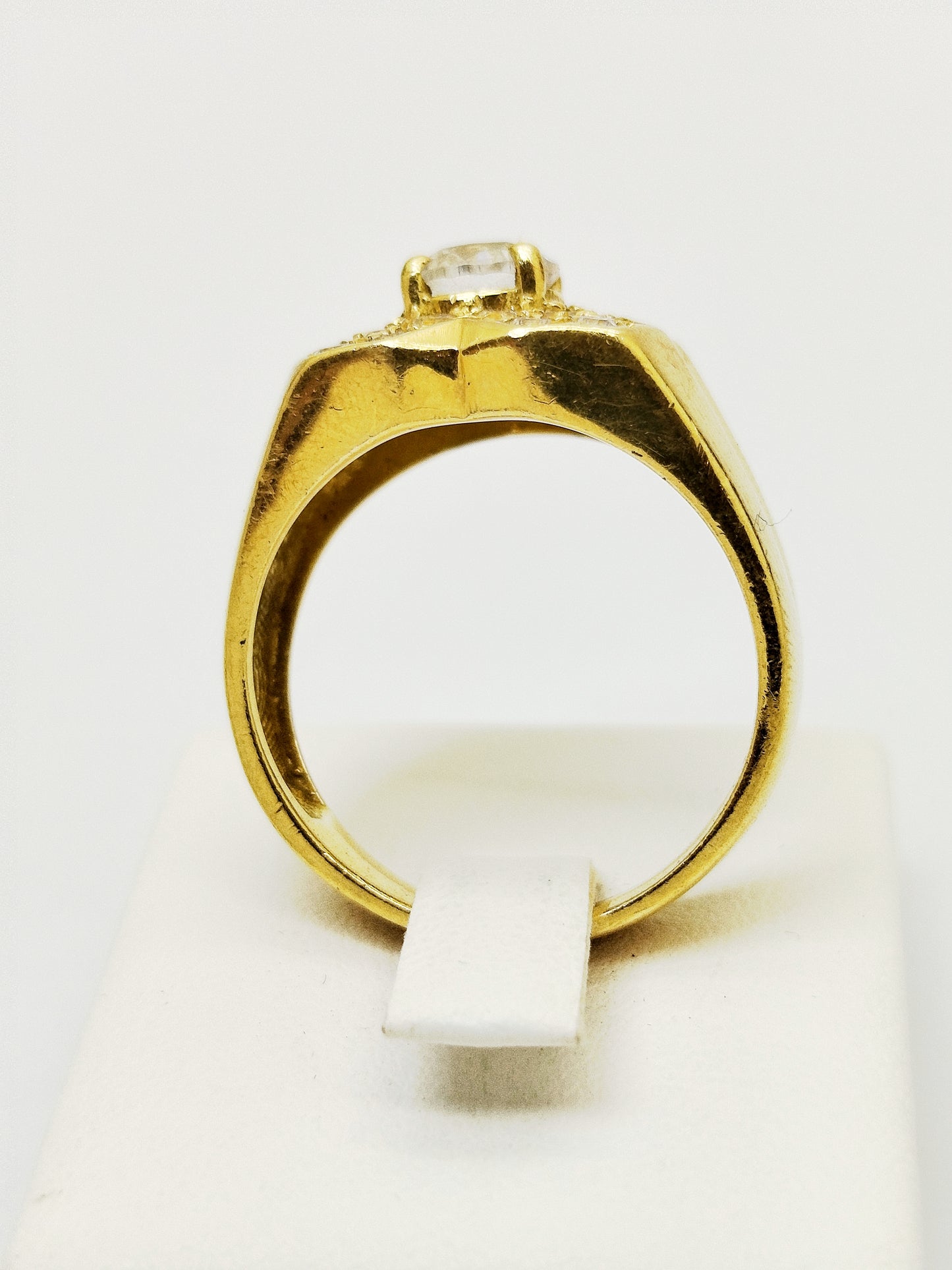 Chevalière en Or Jaune 18K Taille-60