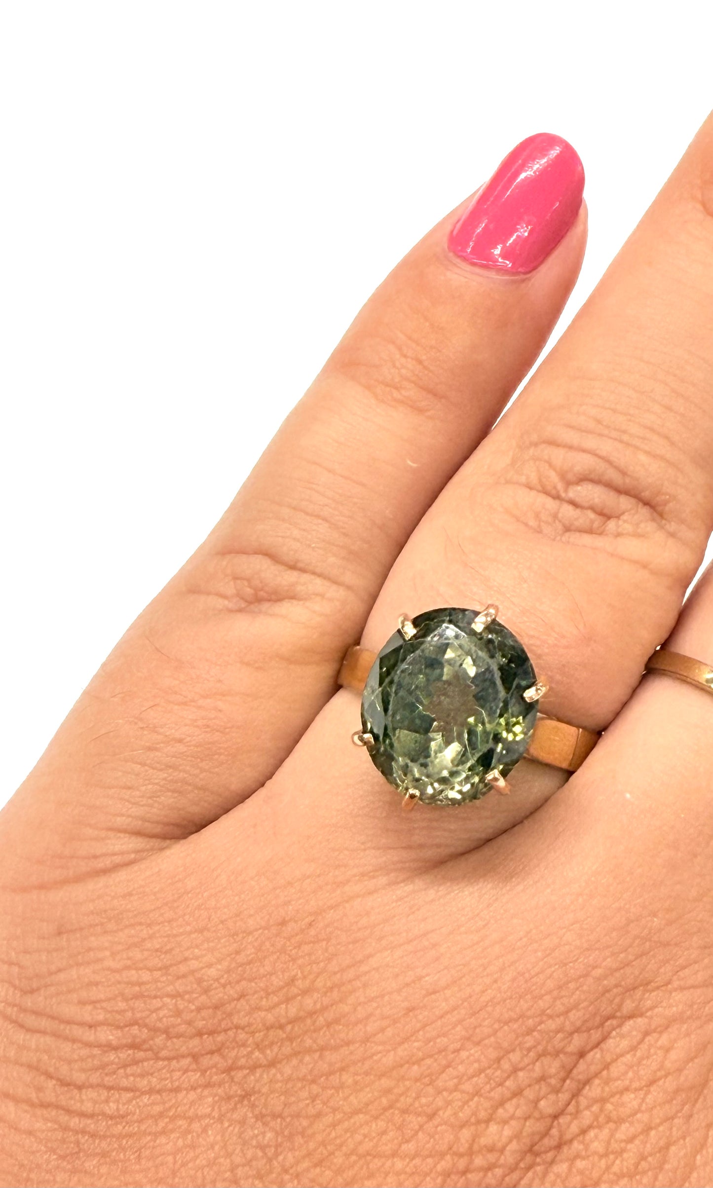 Bague Or Jaune avec Jade