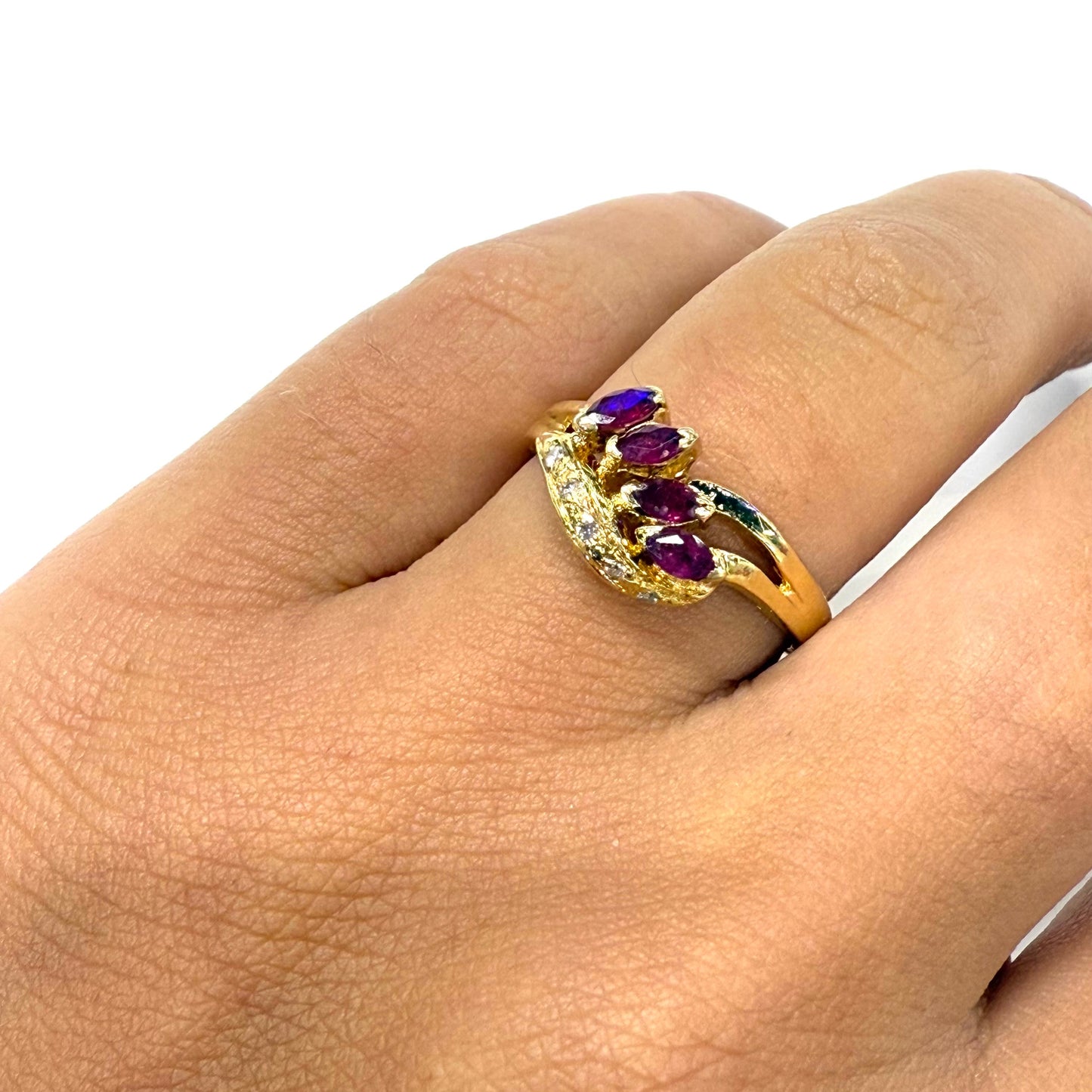 Bague Or Jaune 18k Taille-54