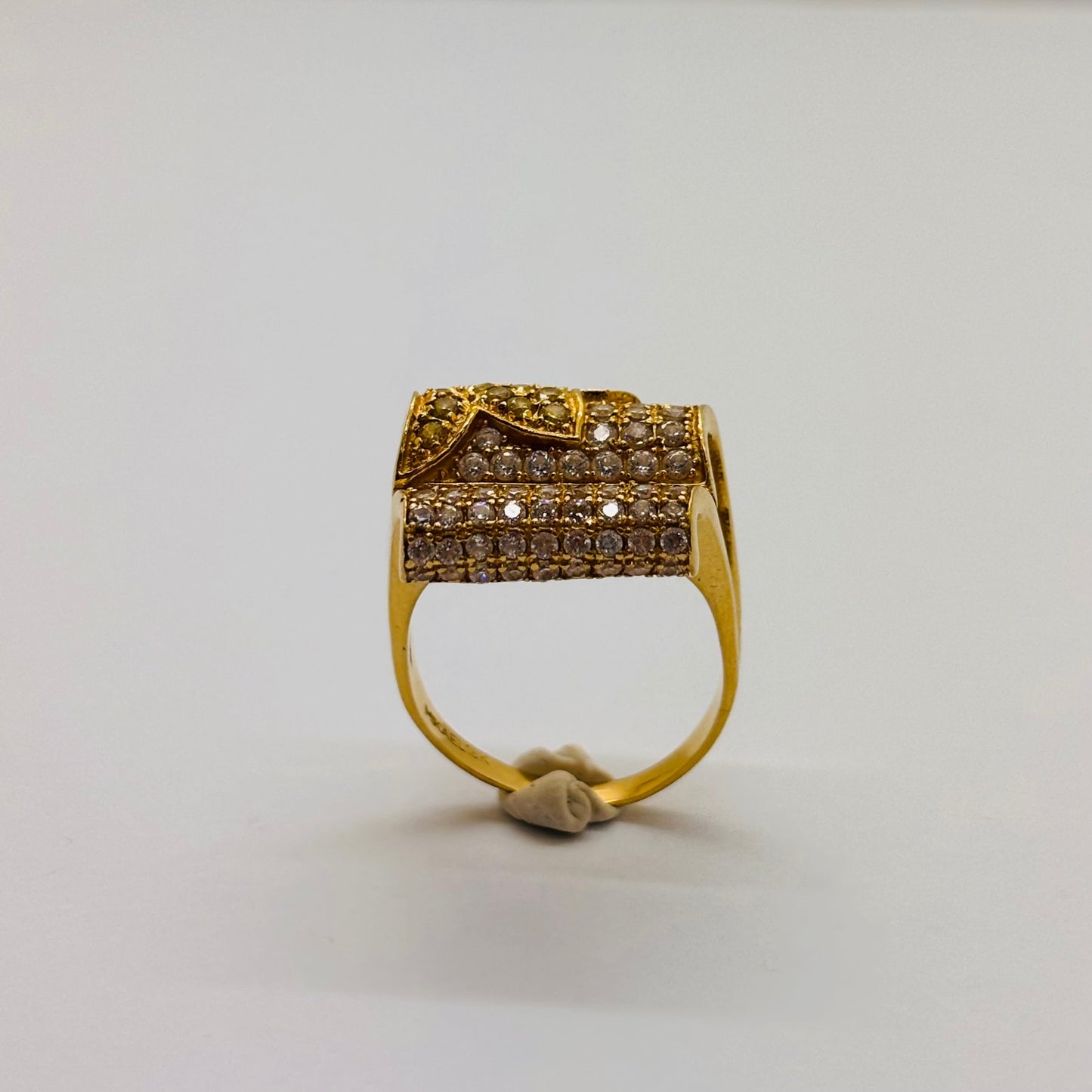Bague en or jaune 18K Taille-59