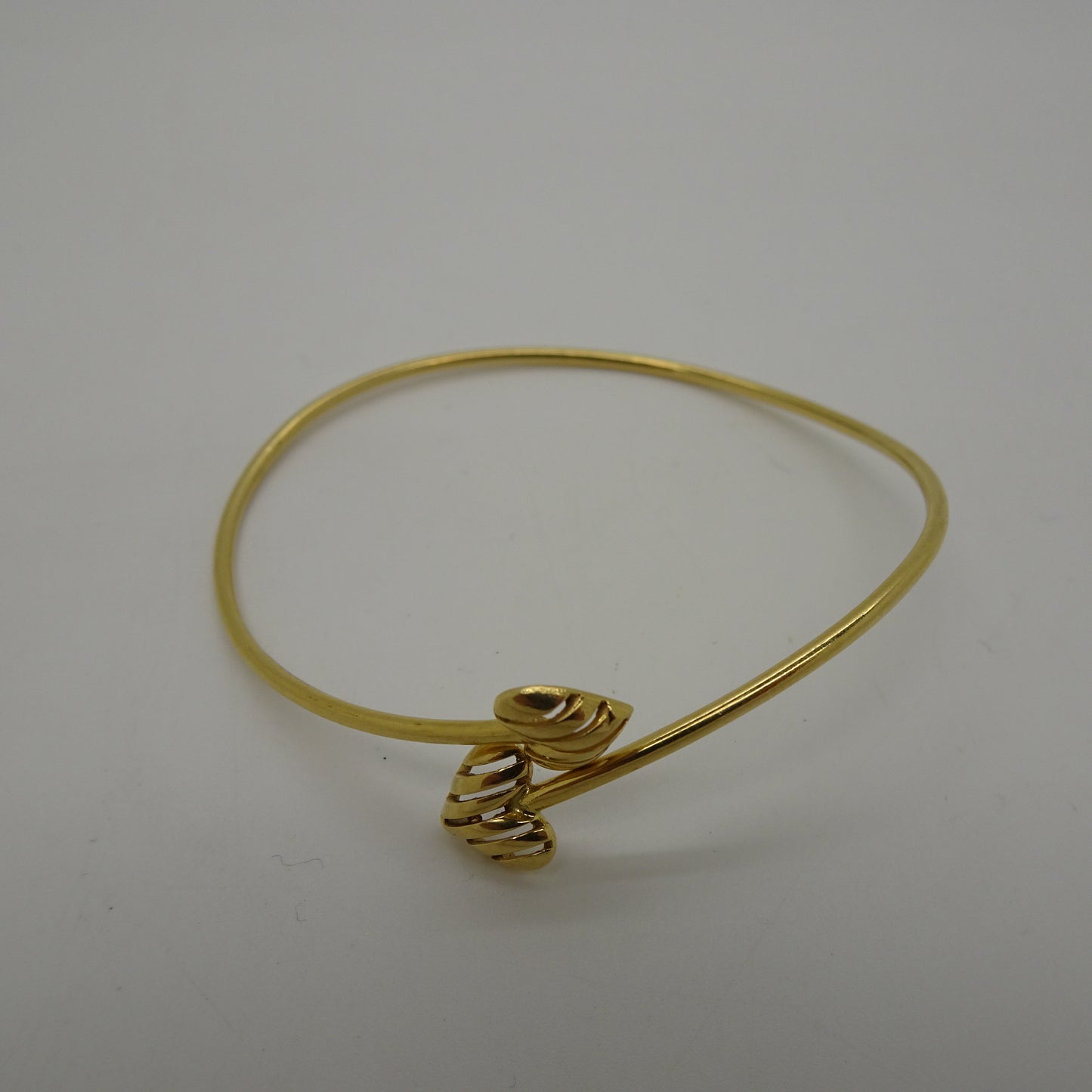 Bracelet jonc en or jaune 18K 3.70 Grs