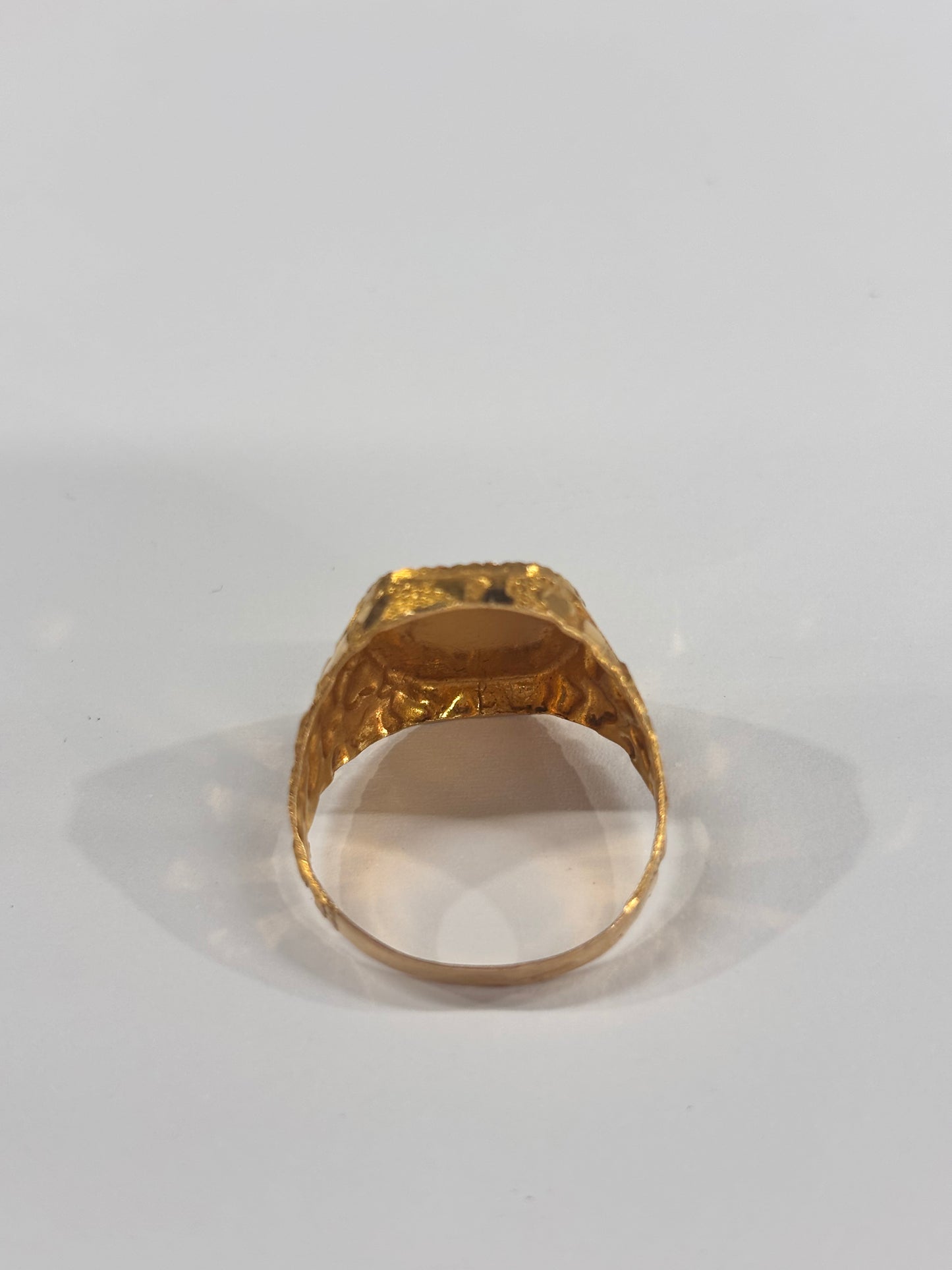 Bague en or jaune 22K Taille-60