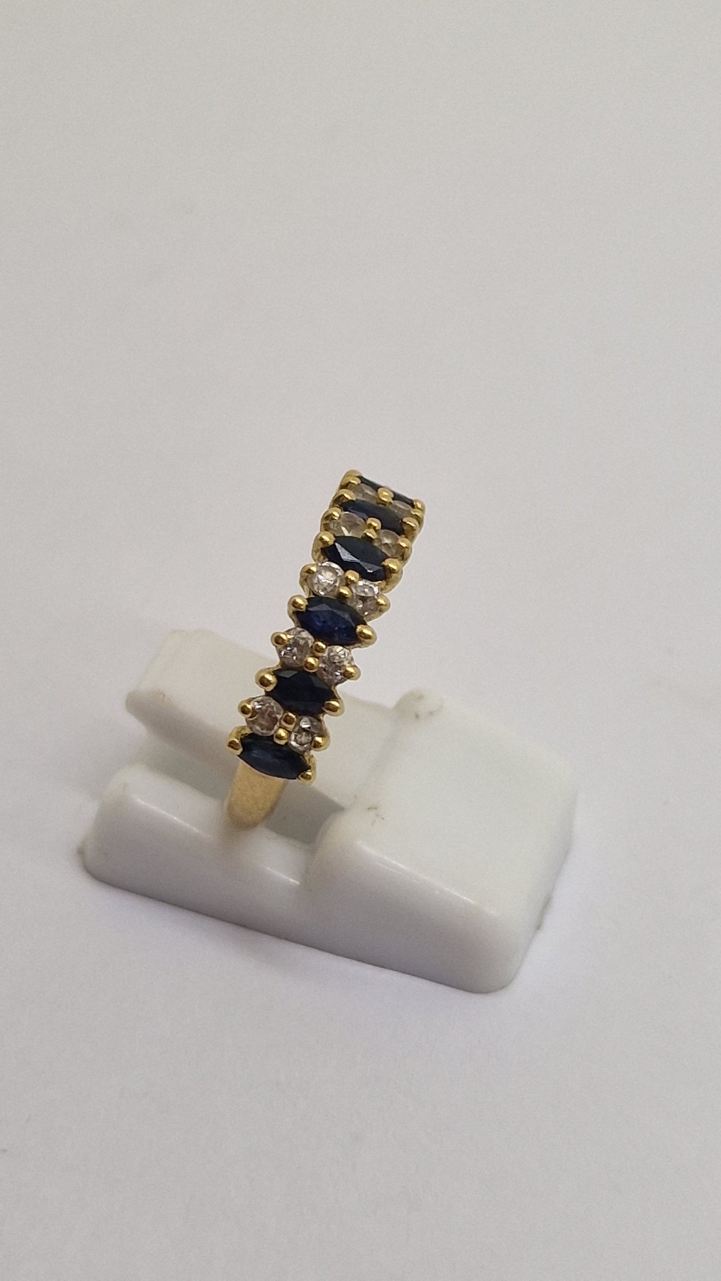 Bague en Or Jaune 18K Taille-53