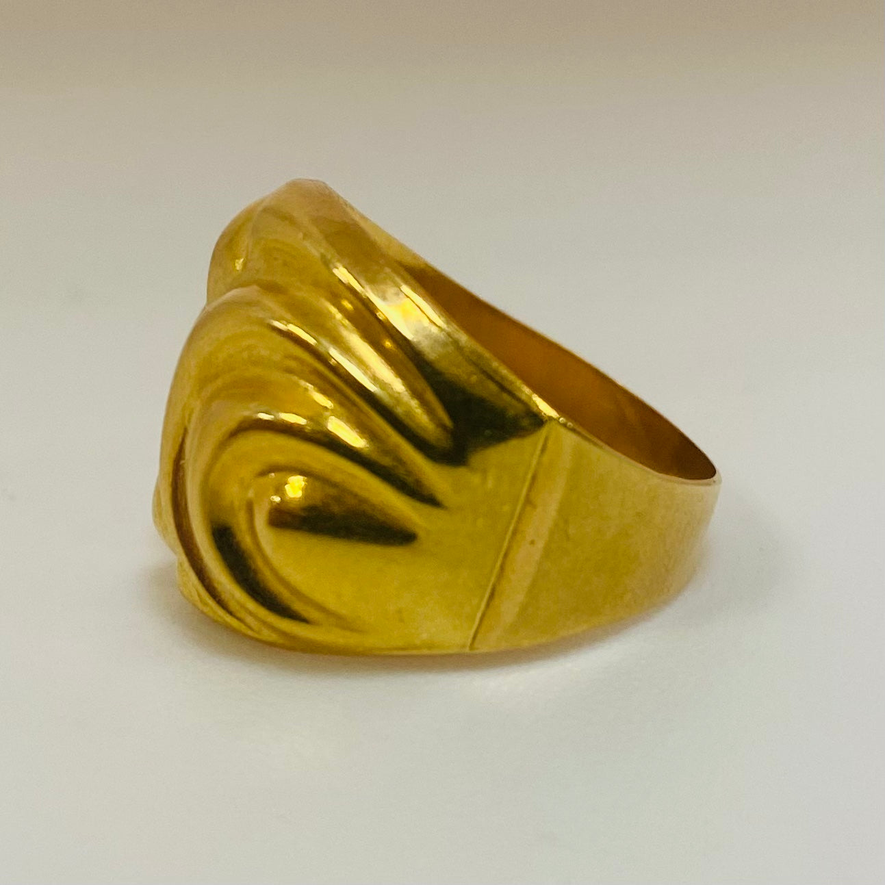Bague Ancienne en Or Jaune 18 K - T 54