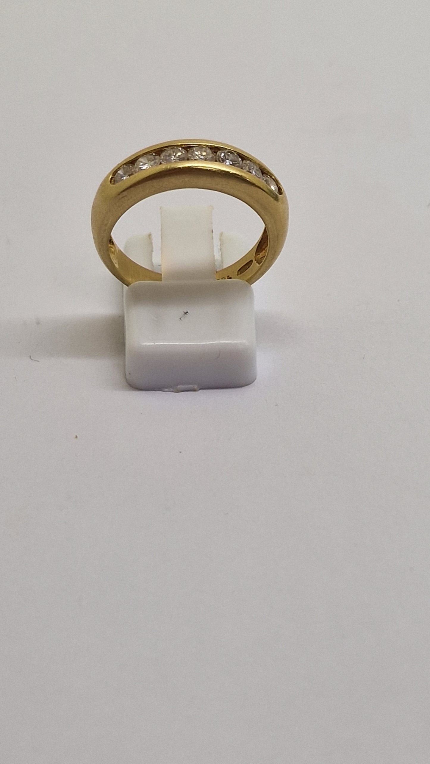 Bague Demi Tour en or jaune 18K Taille-54