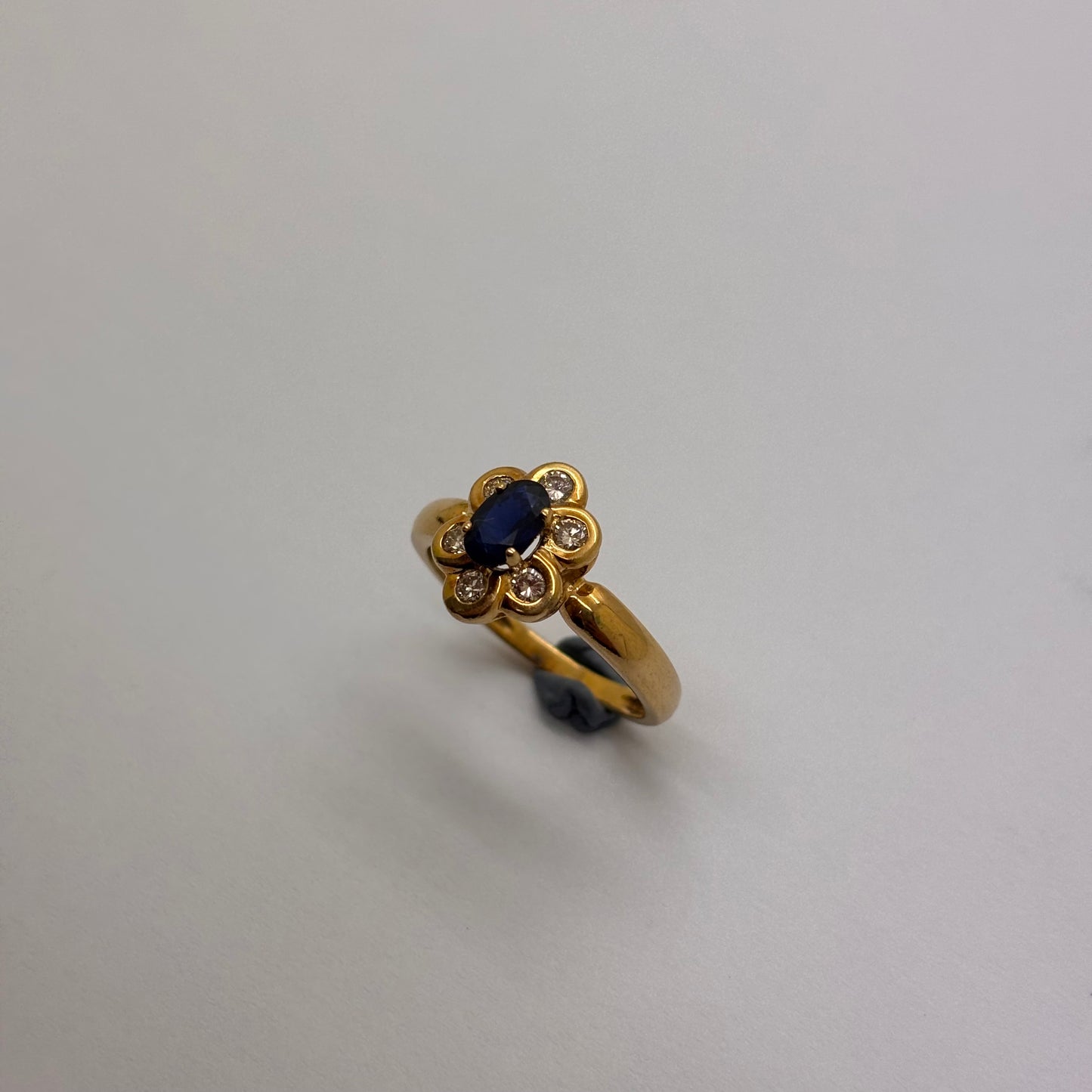 Bague Marguerite en or jaune 18K Taille-53