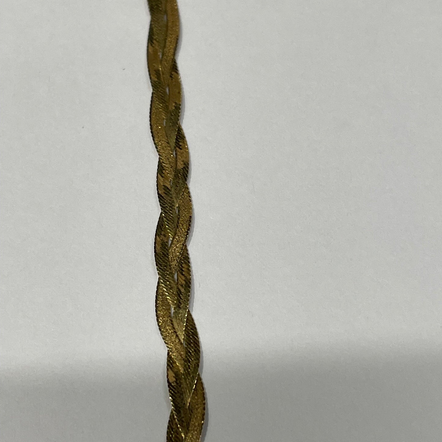 Bracelet Maillon Tressé en Or Jaune 18K 2.56 Grs