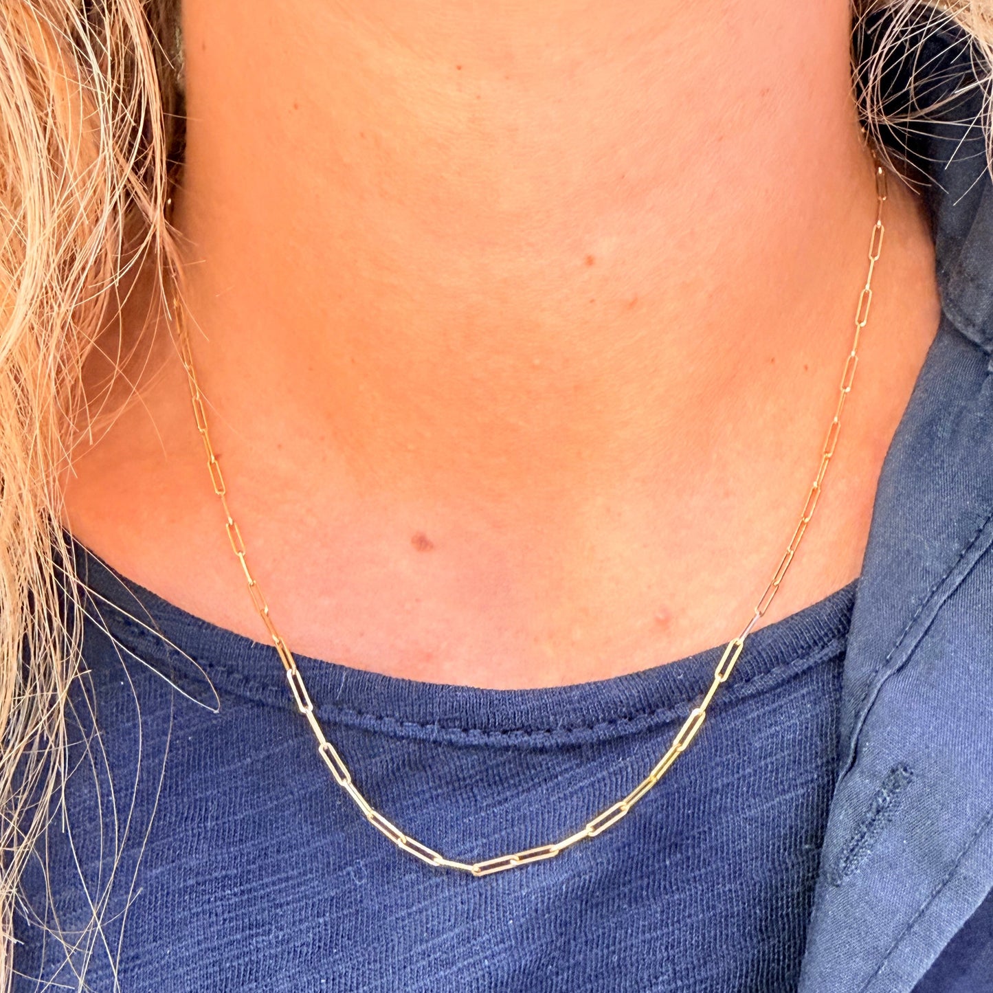 Collier chaine en or jaune 18k 3.52 Grs