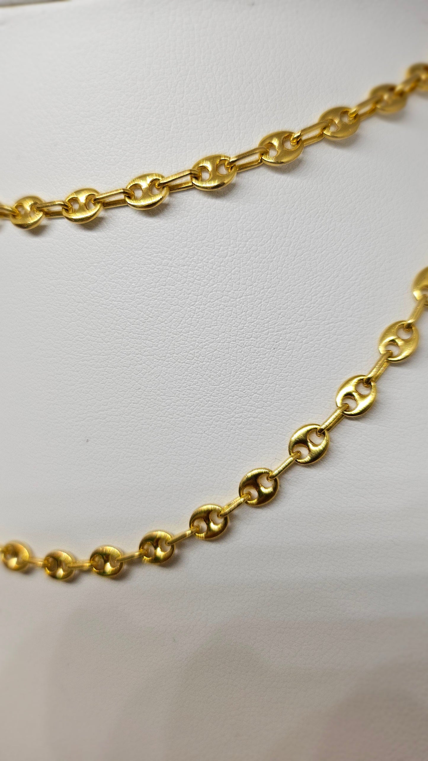 Collier Matinée Grains de Café en Or Jaune 18K