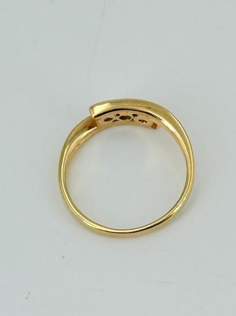 Bague en or jaune 18K Taille-56