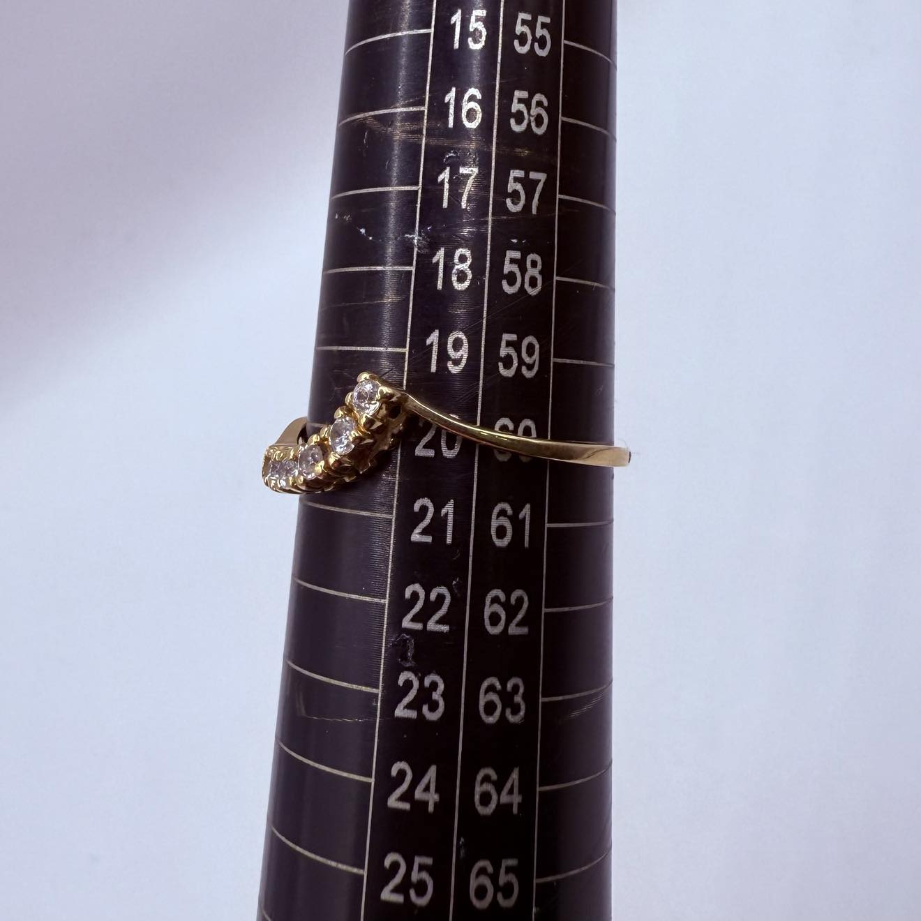 Bague en or jaune 18K Taille-60