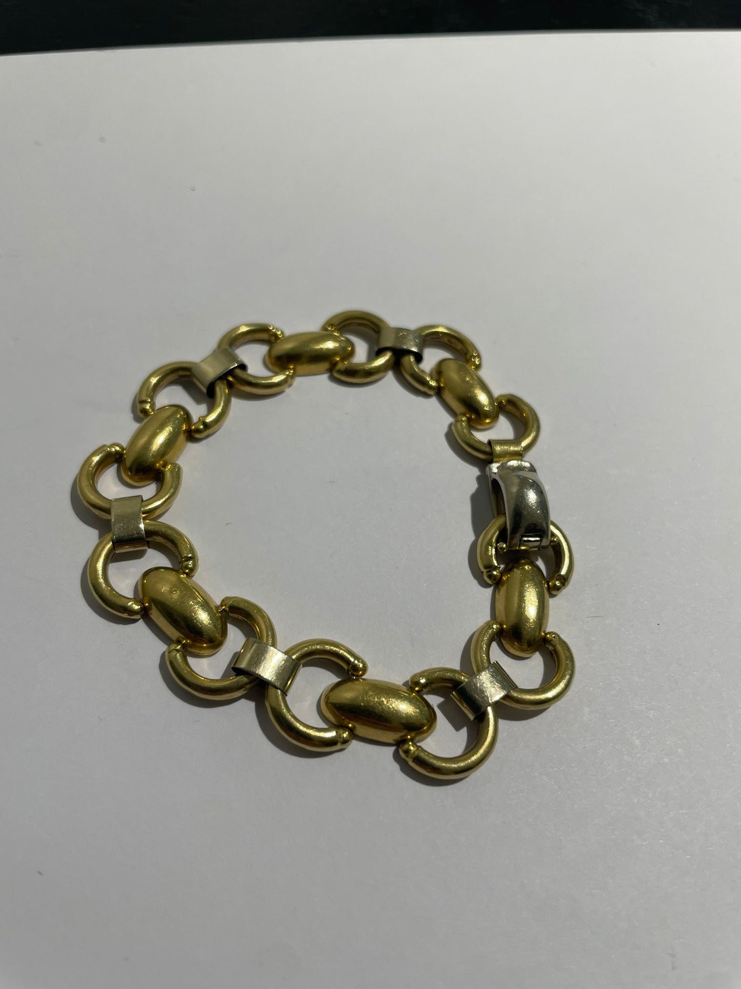 Bracelet Maillon Jaseron Or Jaune 18k - 19.19 Grs