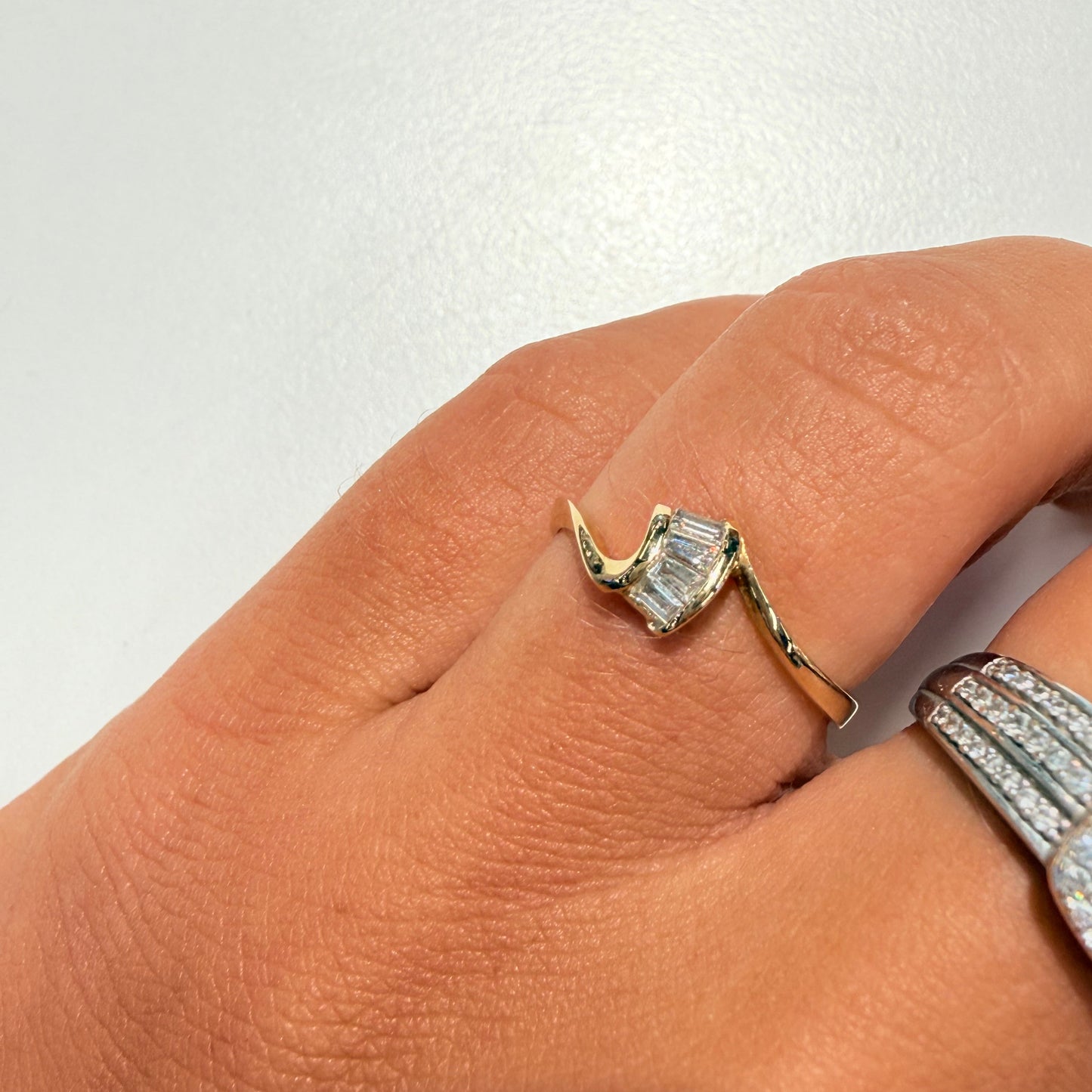 Bague en or jaune 18K Taille-52