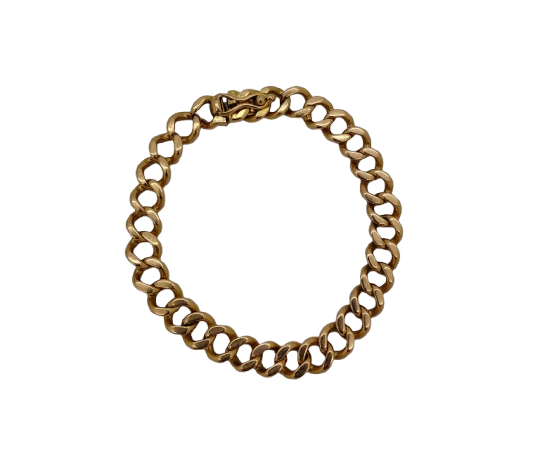 Bracelet Gourmette en Or Jaune 18K 23.11 Grs