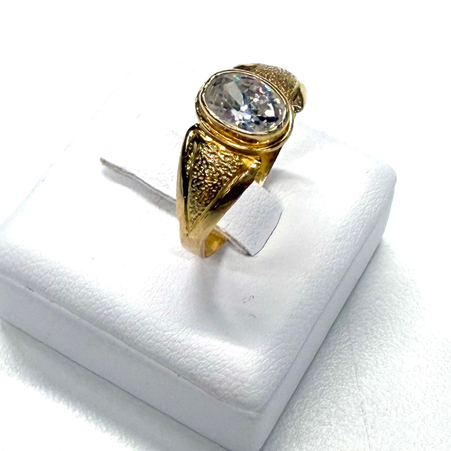 Bagues en Or Jaune 18k Taille-56