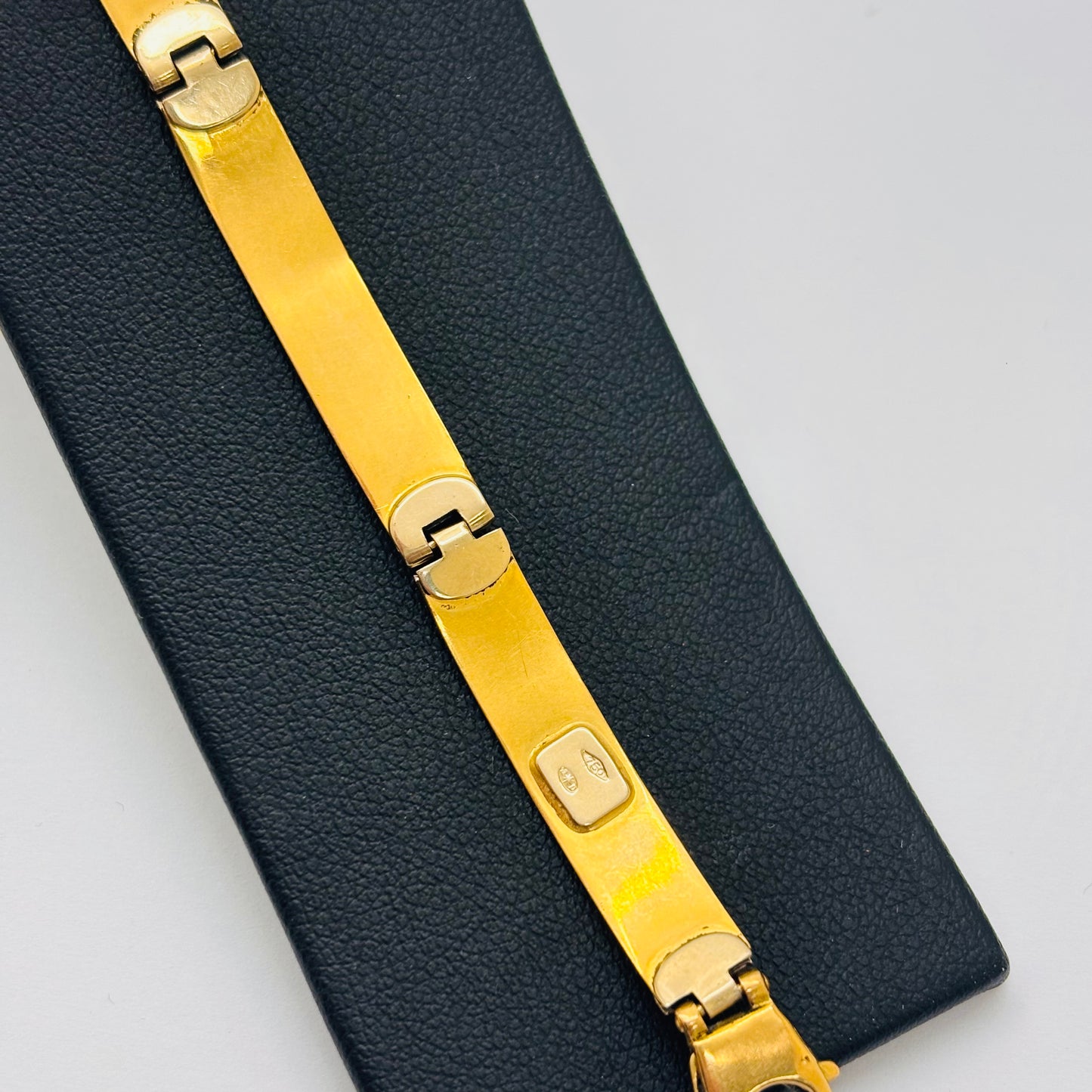 Bracelet gourmette en Or Jaune 18K 12.35 grs