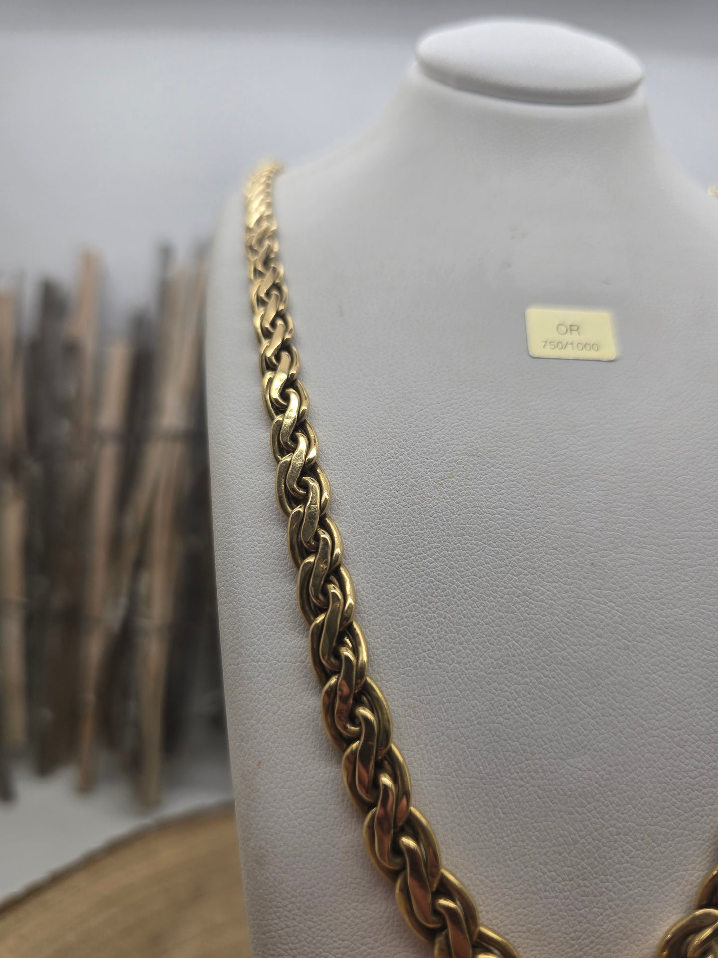 Collier en Or Jaune 18K 16.24 Grs