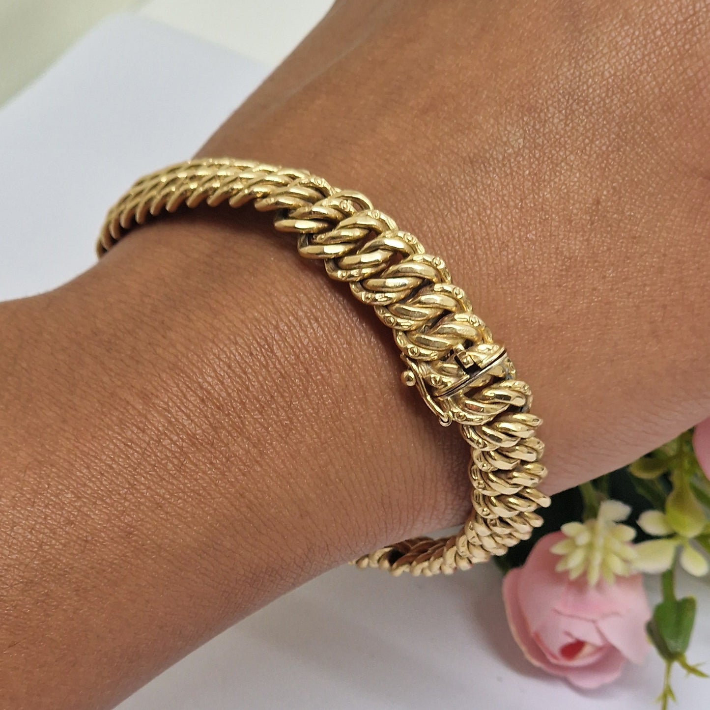 Bracelet en Or Jaune 18K 17.59 Grs