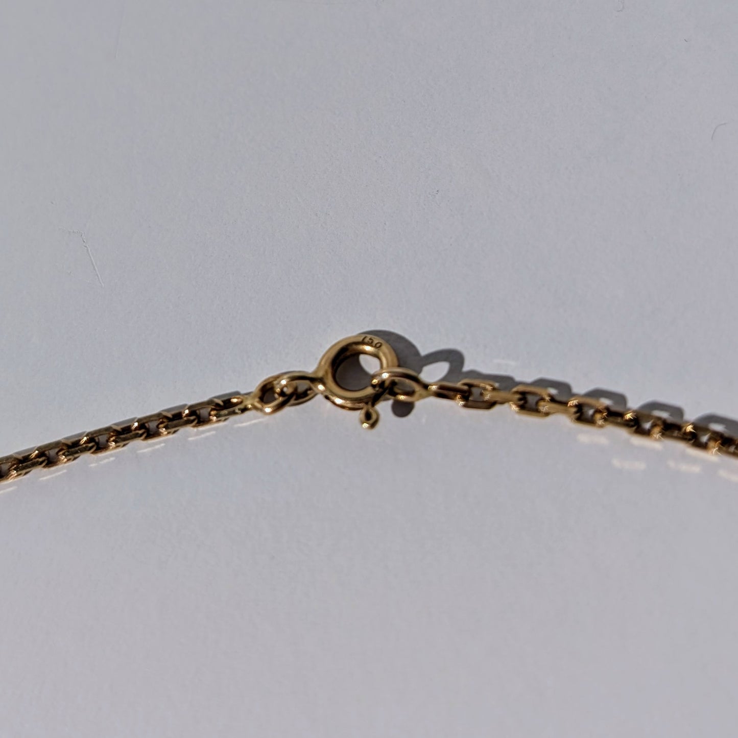 Collier Princesse Or Jaune 18K Lg 50cm maille Froçat