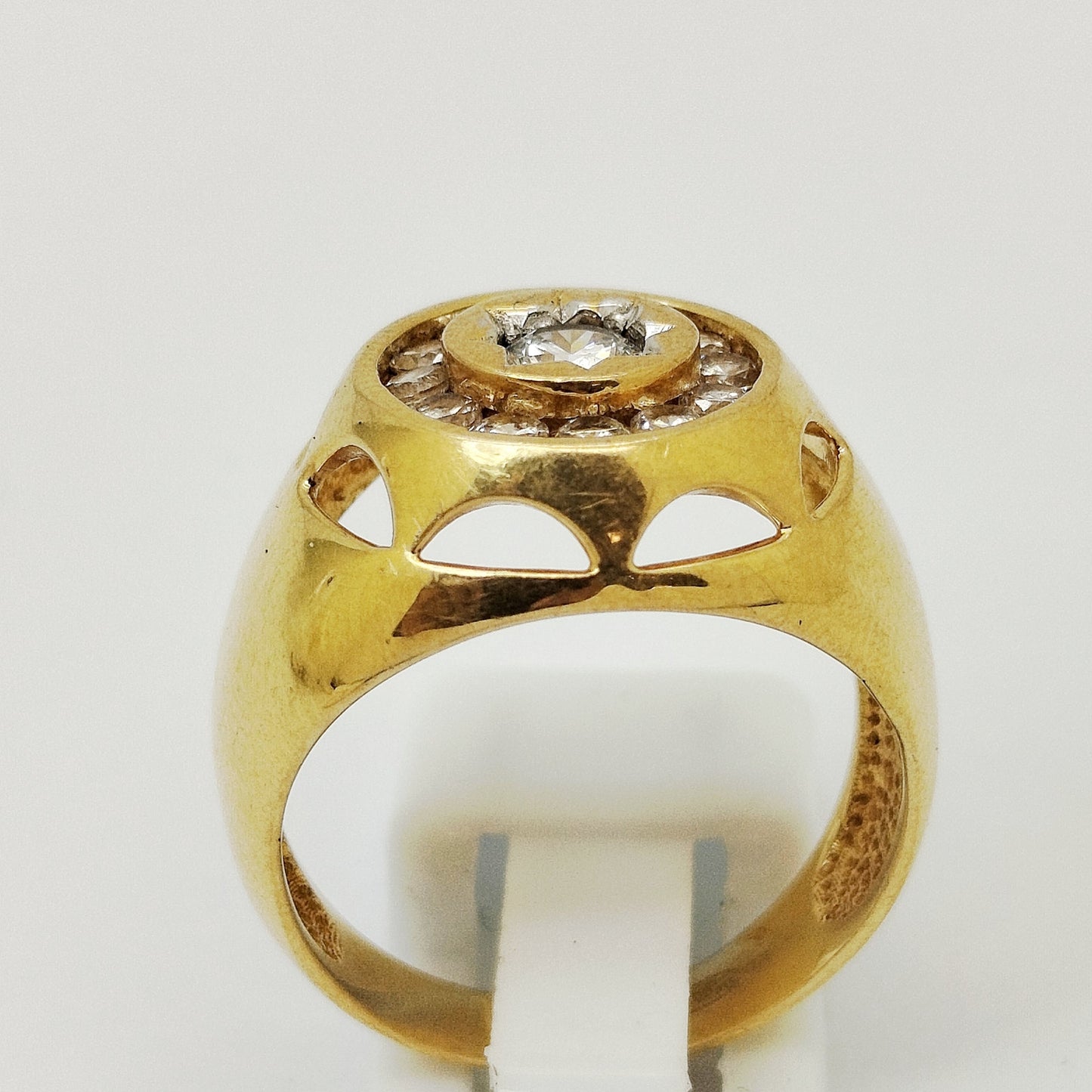 Chevalière en Or Jaune 18K Taille-59