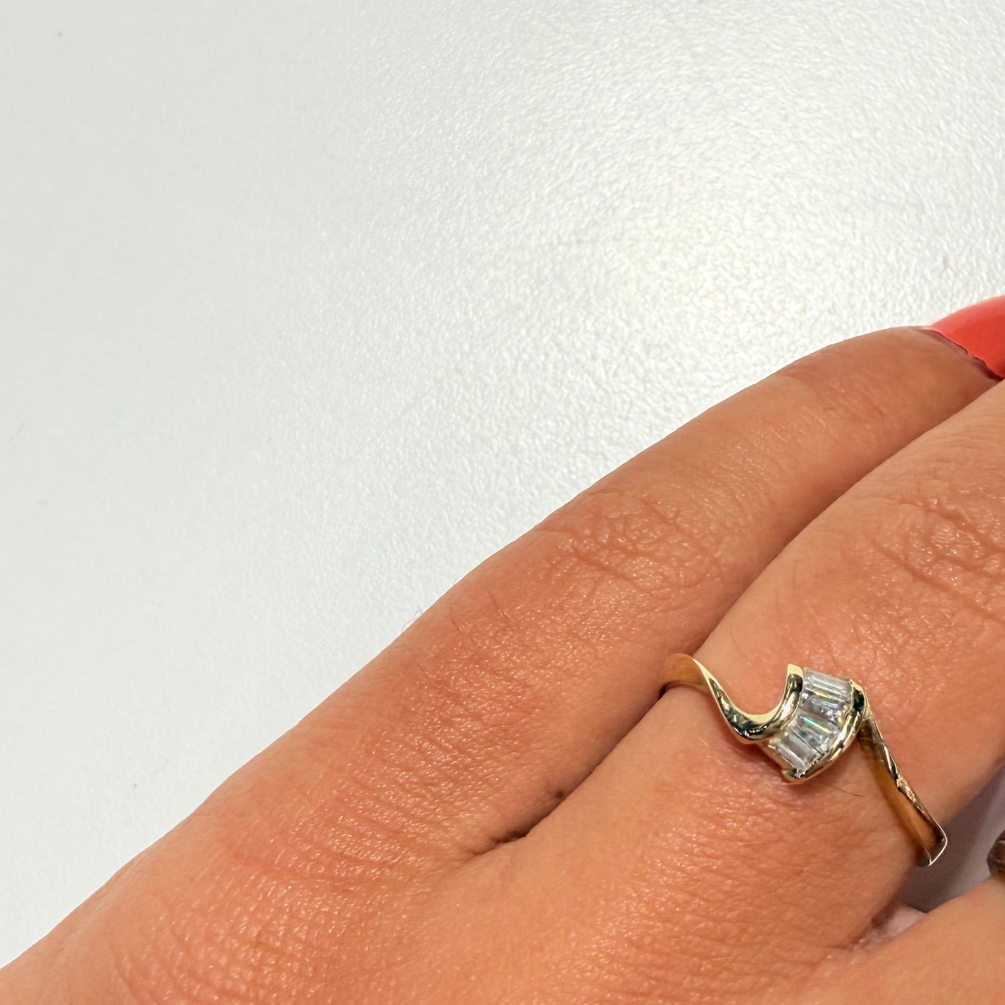 Bague en or jaune 18K Taille-52