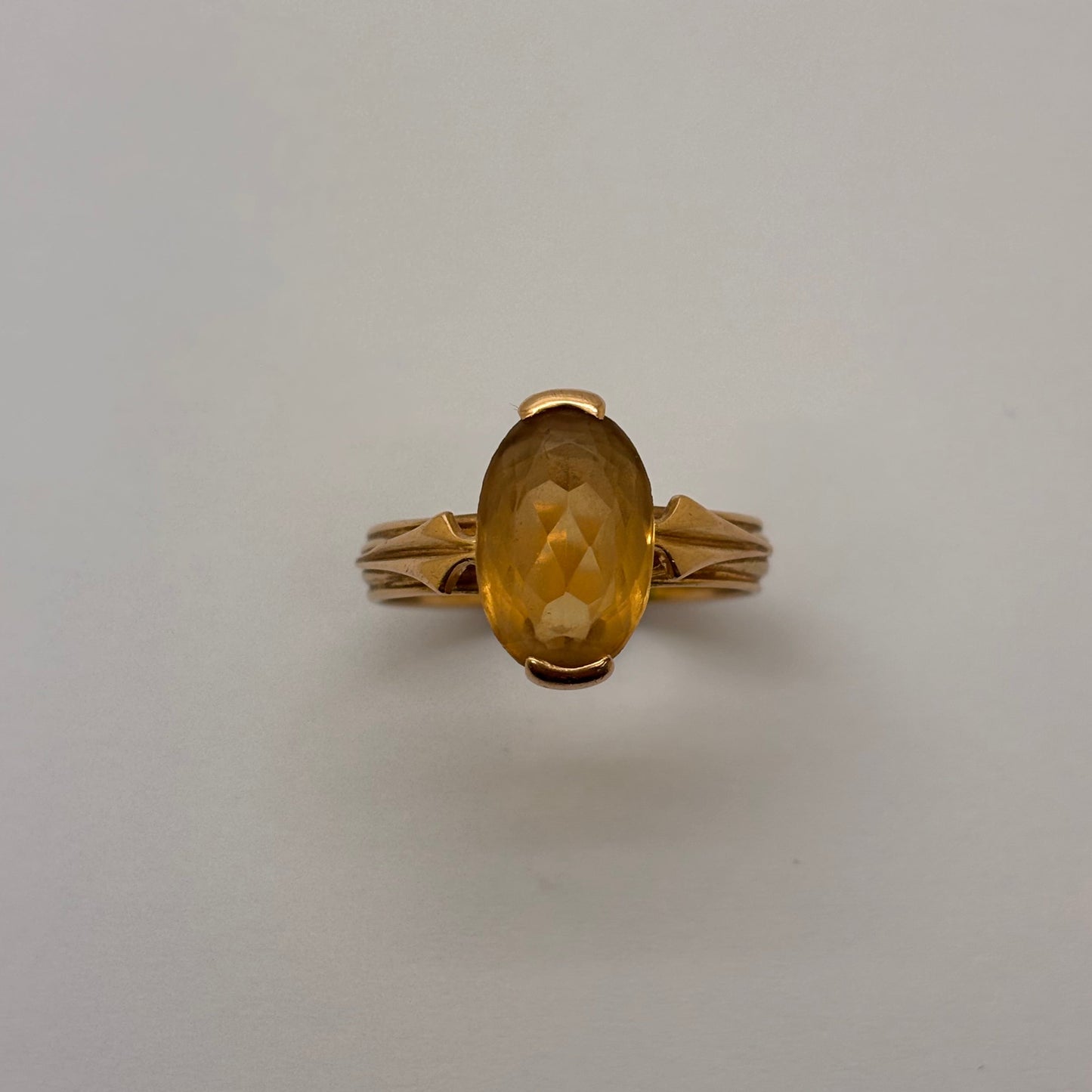 Bague en Or Jaune 18K Taille-56
