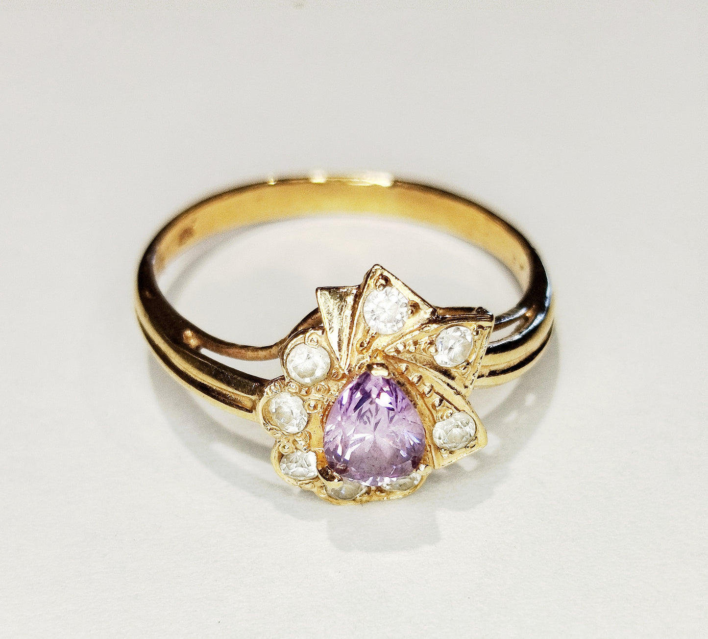 Bague en Or Jaune 18K Taille-55