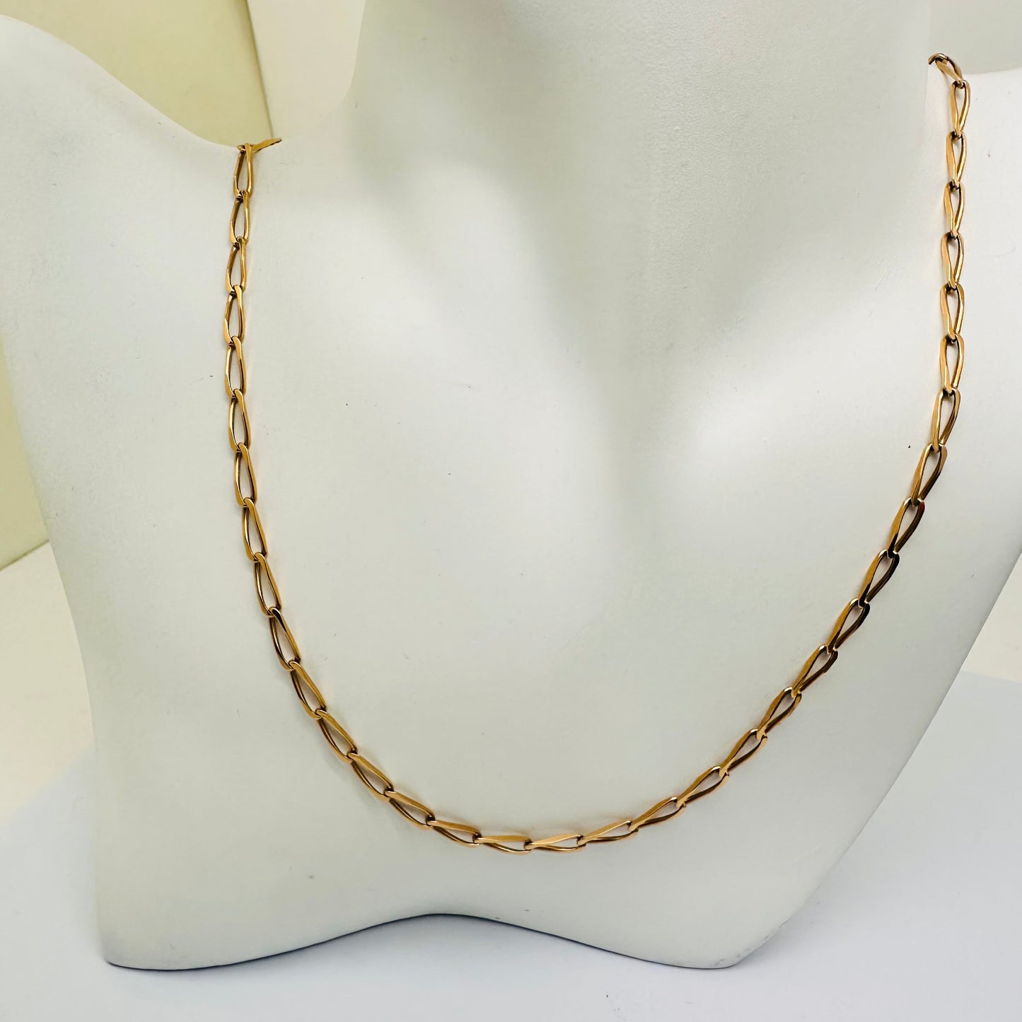 Collier Matinée Or Jaune 18 Carats, Maille Cheval – 14.7Grs