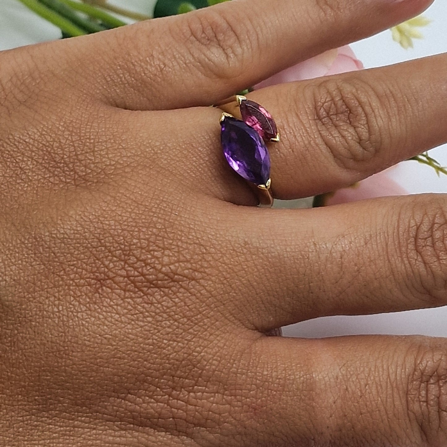 Bague en Or Jaune 18K Taille-52
